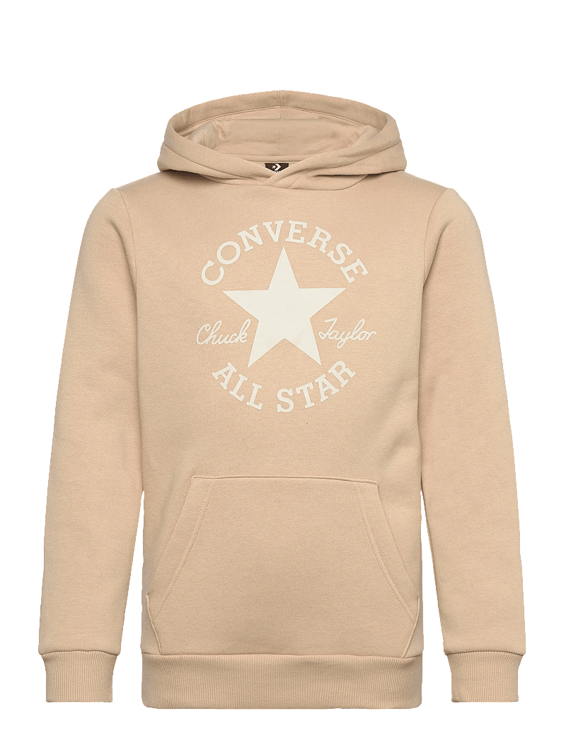 Converse - PO-PULL-OVER HOODY - hoodies - beige - 0