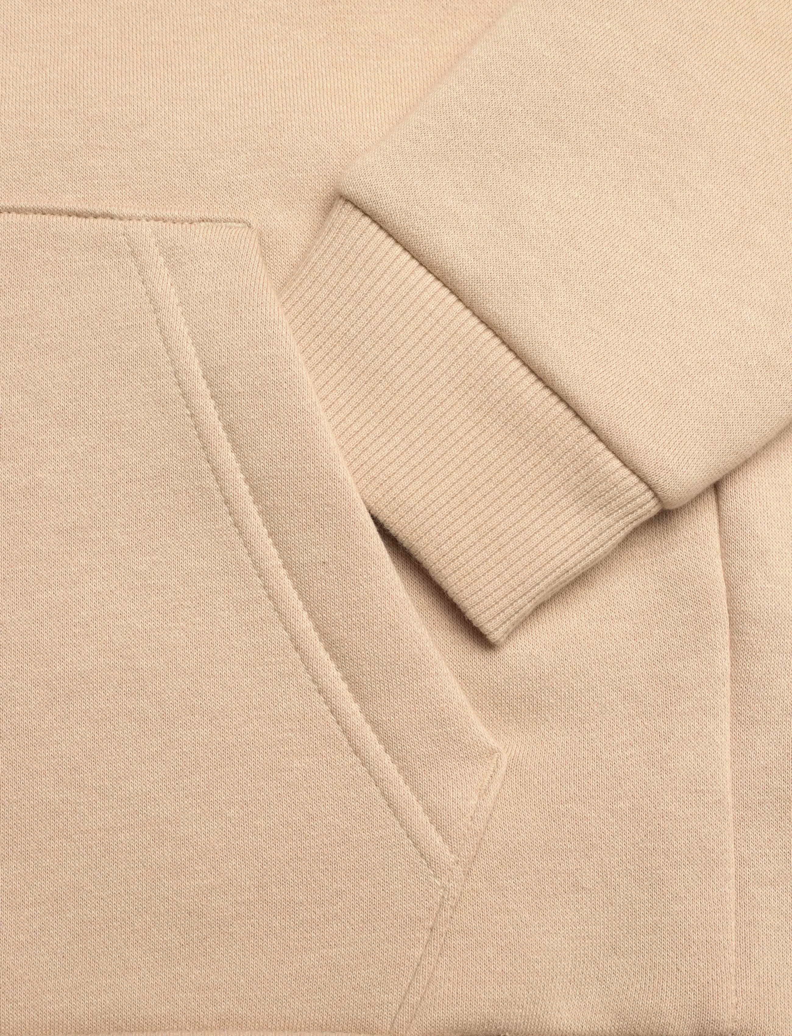 Converse - PO-PULL-OVER HOODY - huvtröjor - beige - 3