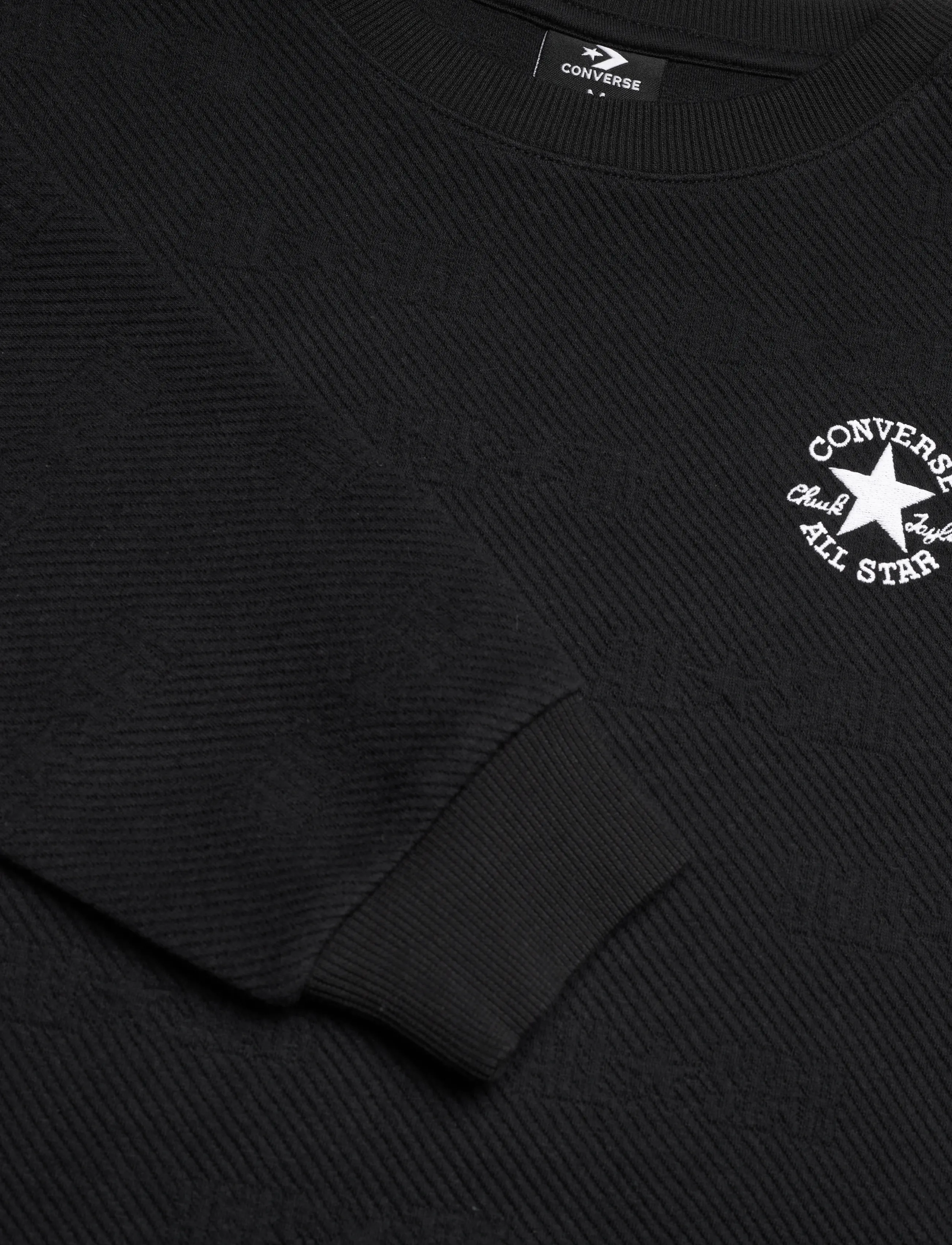 Converse - FW-CREW - sweatshirts - black - 2