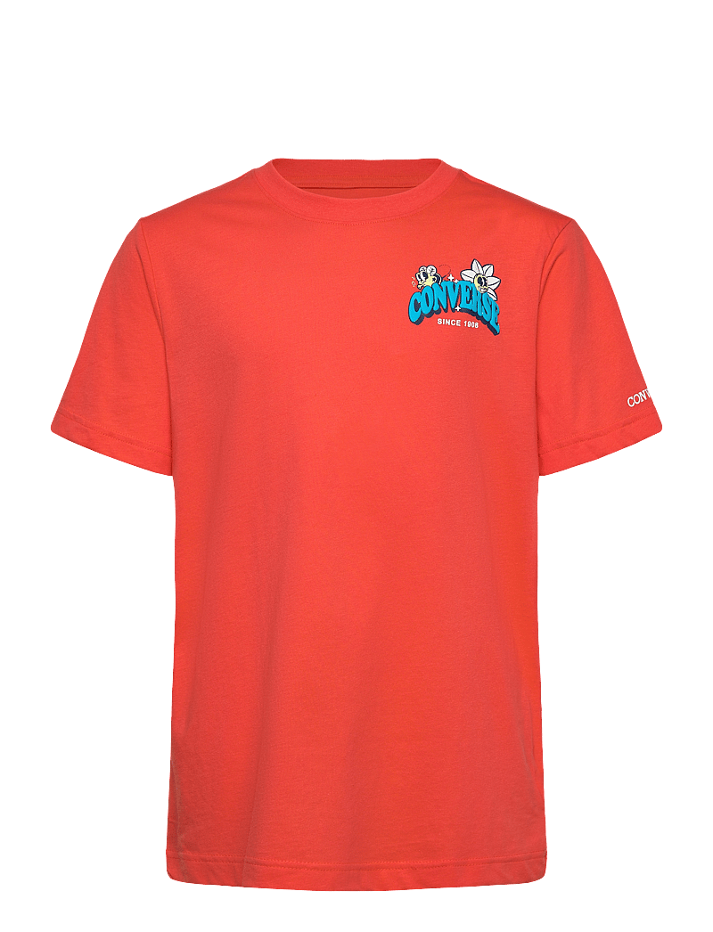 Converse - TE-S/S TEE - t-krekli ar īsām piedurknēm - vermillion red - 0