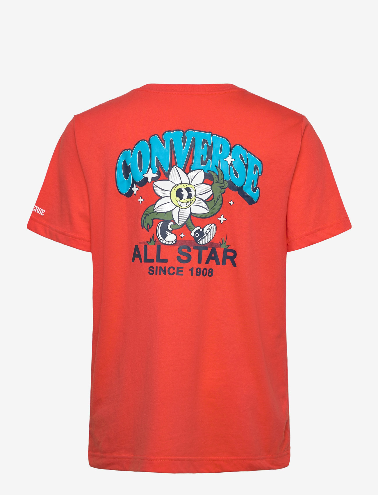 Converse - TE-S/S TEE - kortärmade t-shirts - vermillion red - 1