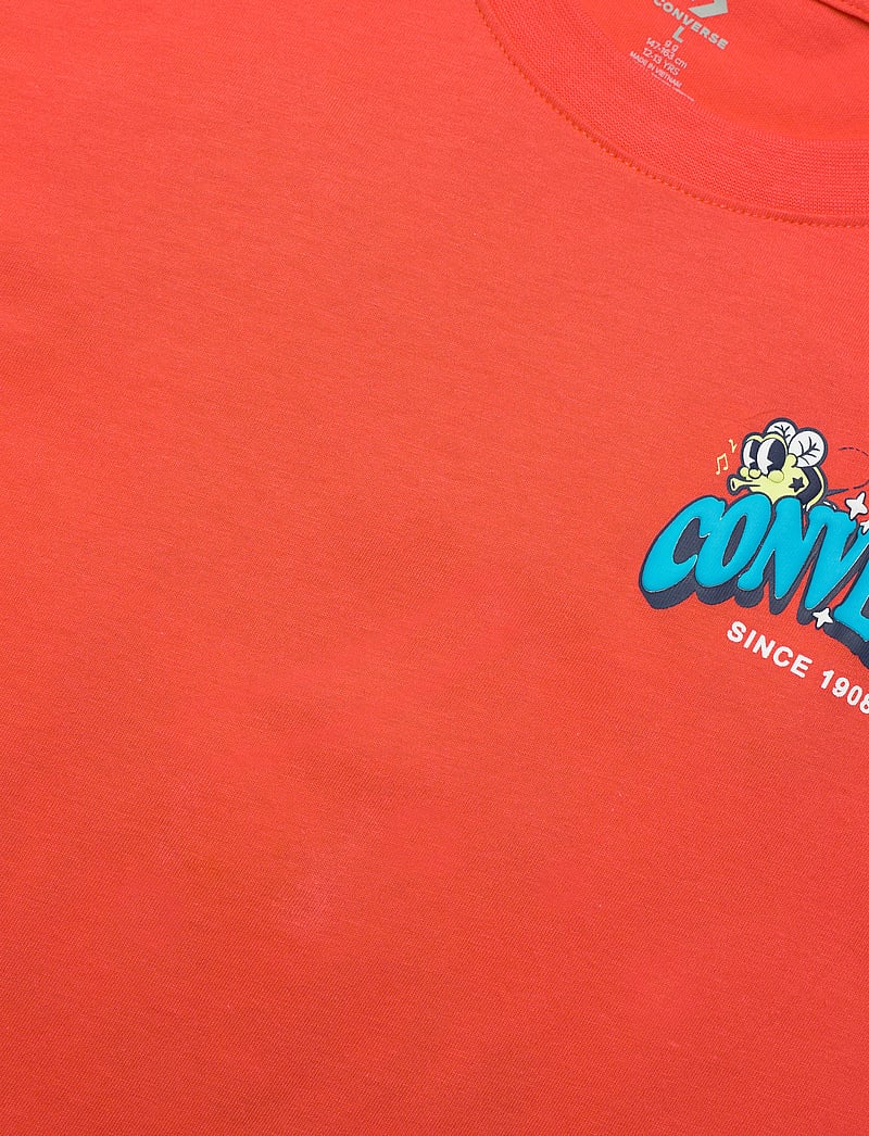 Converse - TE-S/S TEE - t-krekli ar īsām piedurknēm - vermillion red - 2