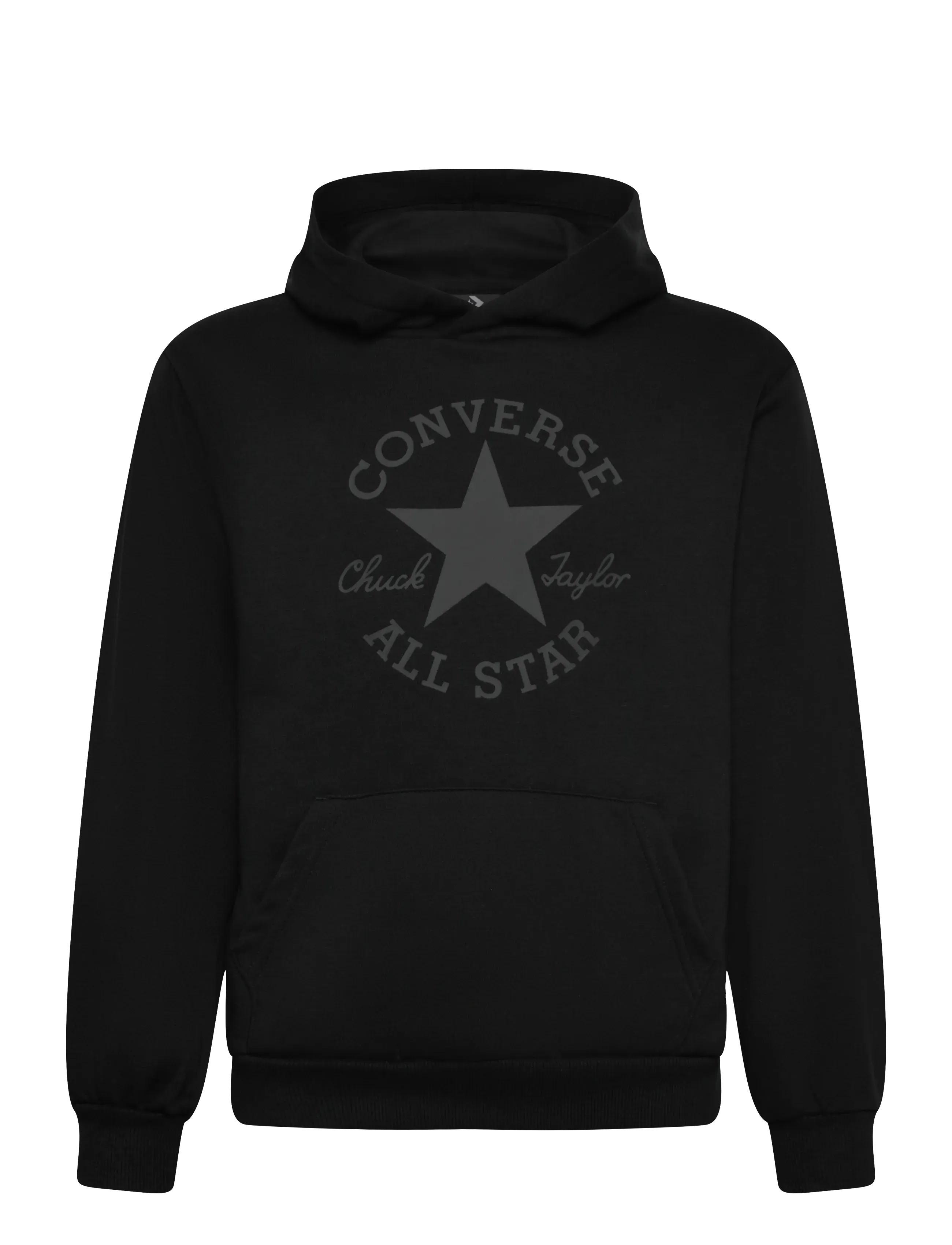 CONVERSE Pull-Over Hoody Schwarz - 128/147 - Kinder