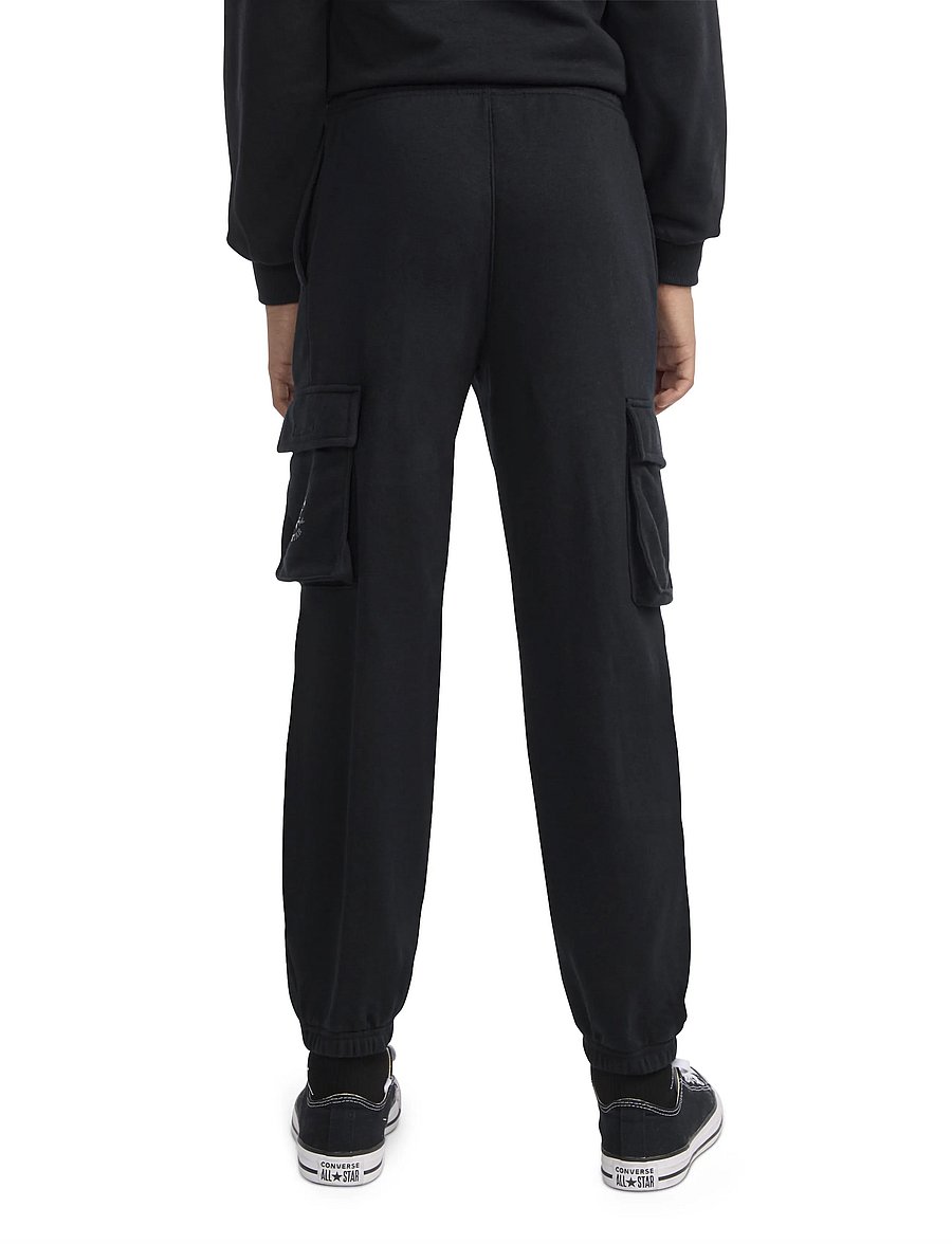 Converse - FRENCH TERRY PANT - jogginghosen - black - 4