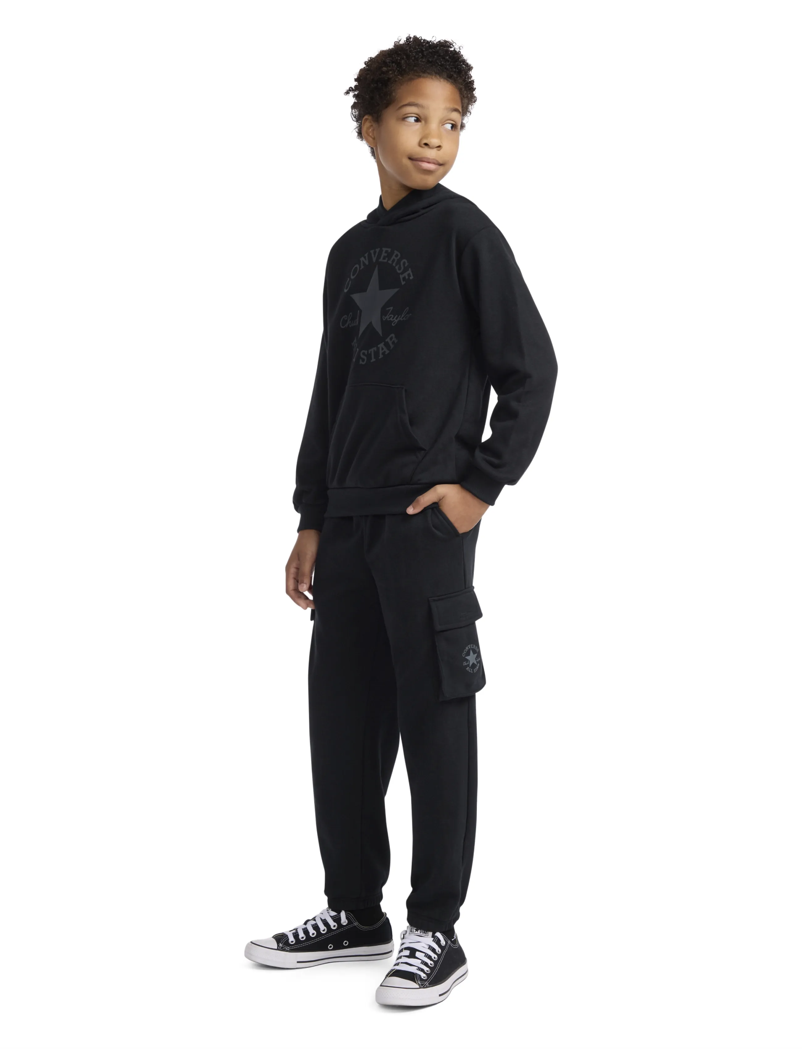 Converse - FRENCH TERRY PANT - jogginghosen - black - 5
