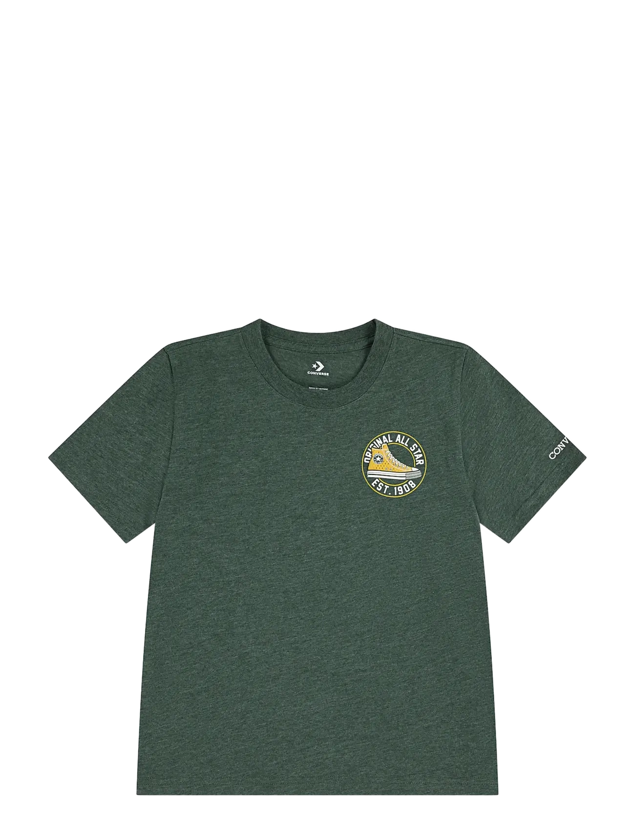 Converse TE-S/S TEE - Riided - BRANCH OUT HEATHER / green
