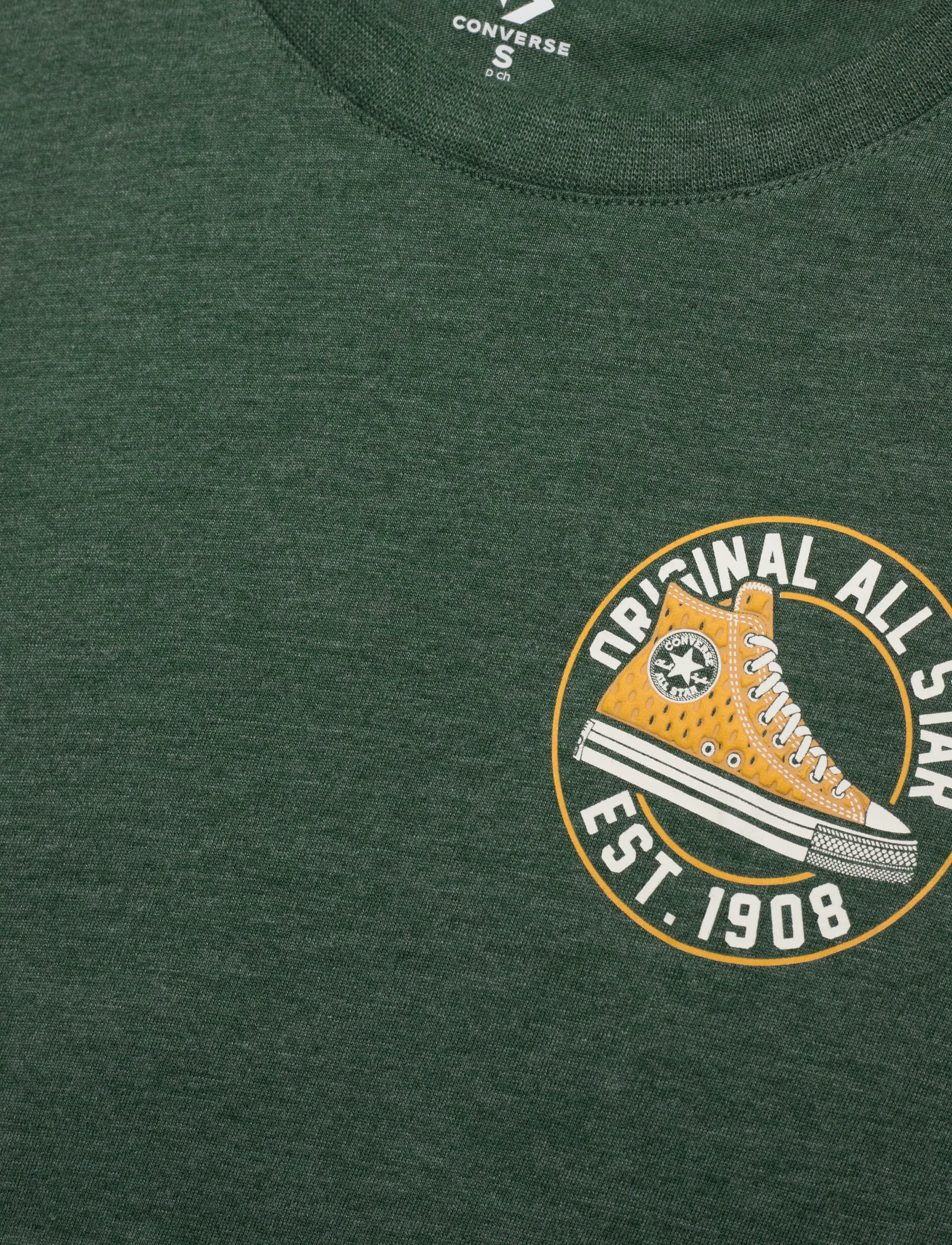 Converse - TE-S/S TEE - sports tops - branch out heather - 3