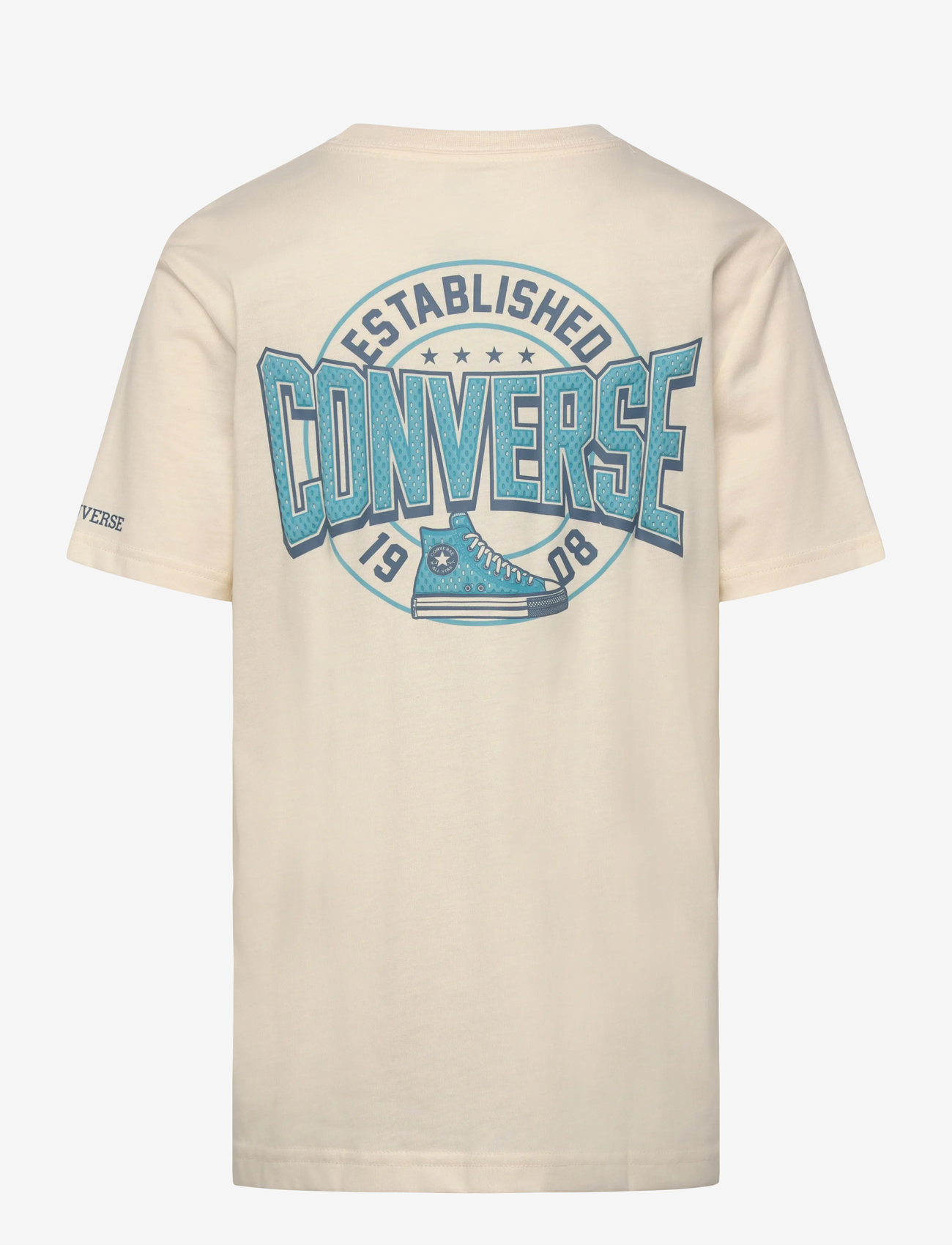 Converse - TE-S/S TEE - sporttoppar - egret - 1