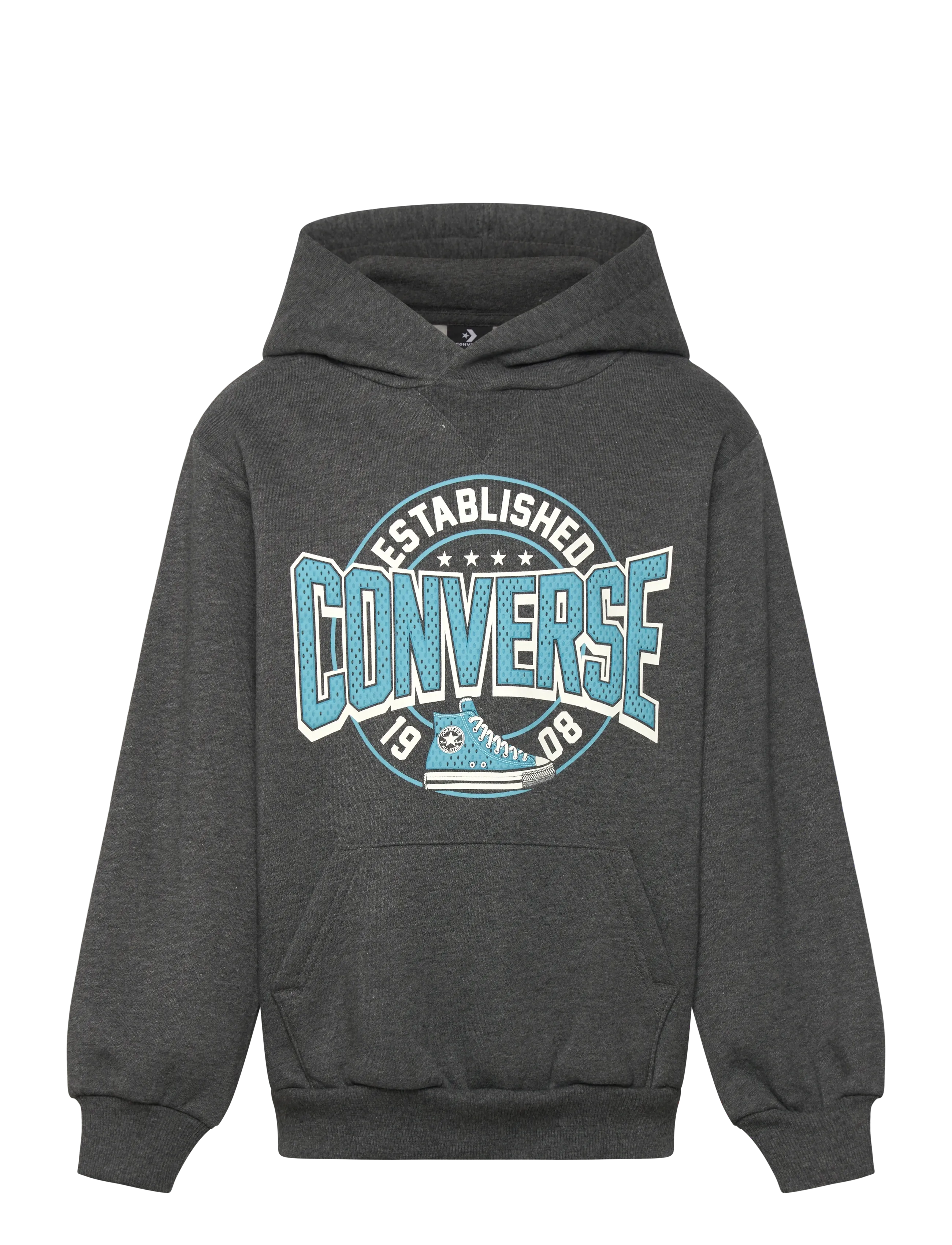 Converse PO-PULL-OVER HOODY - 4 for 3 - DARK MATTER HEATHER / grey