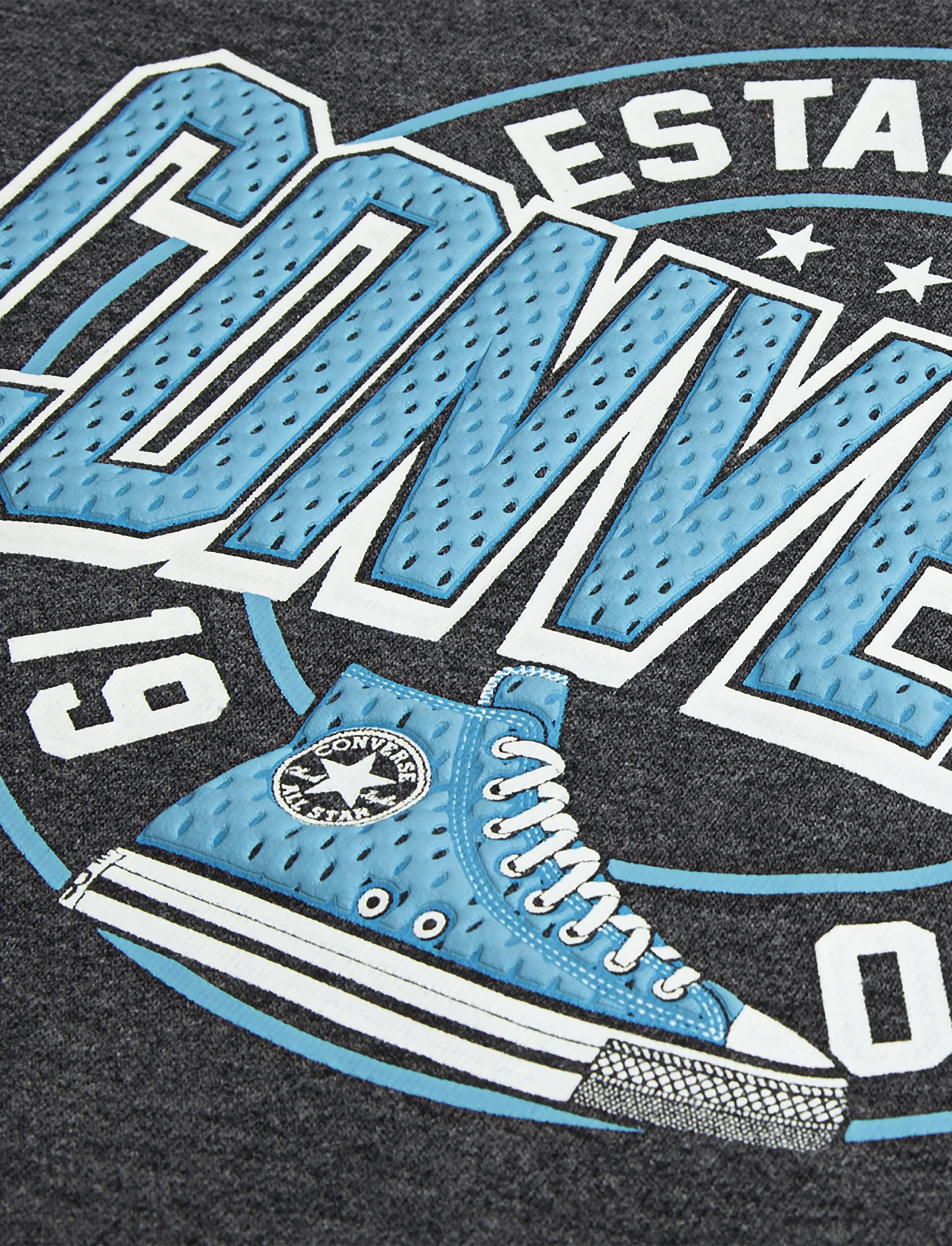 Converse - PO-PULL-OVER HOODY - hættetrøjer - dark matter heather - 2