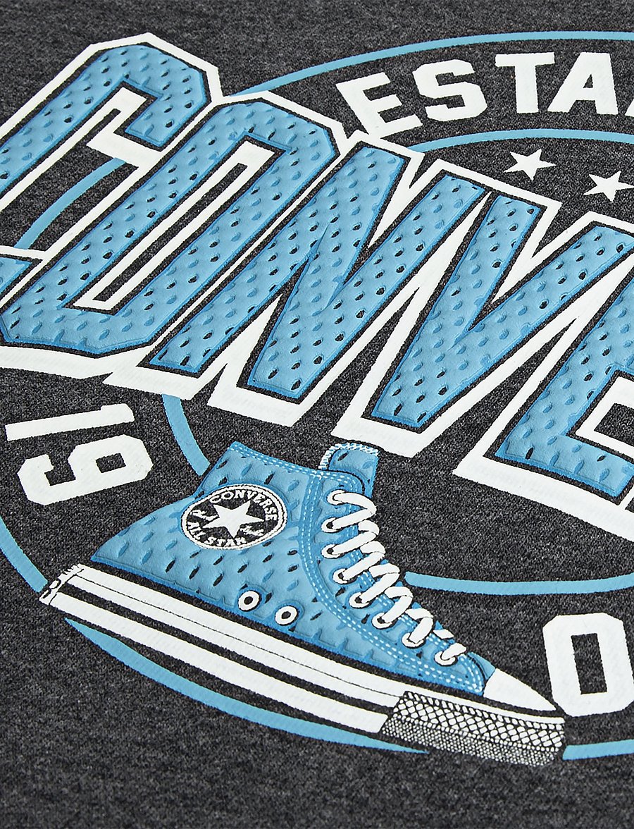 Converse - PO-PULL-OVER HOODY - kapuzenpullover - dark matter heather - 2