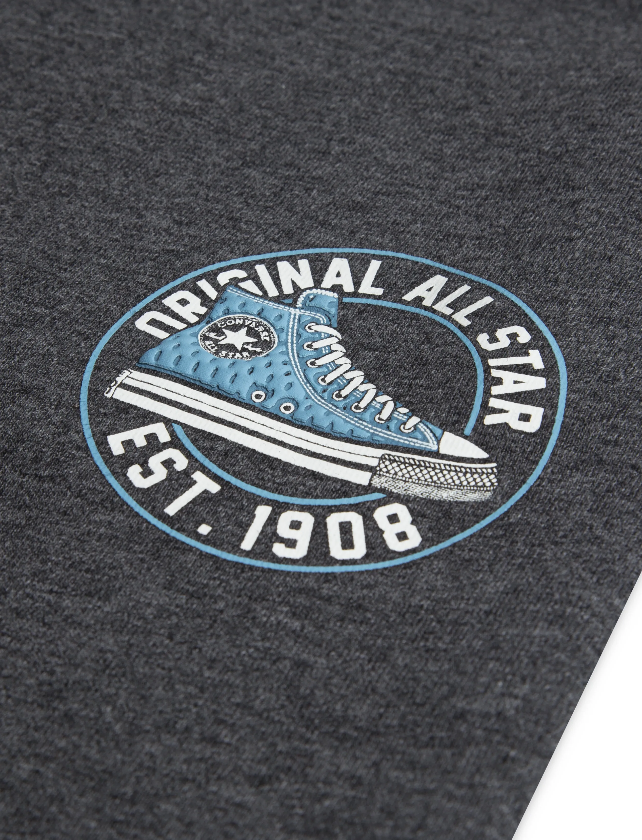 Converse - F7-FLEECE PANT - dressipüksid - dark matter heather - 2