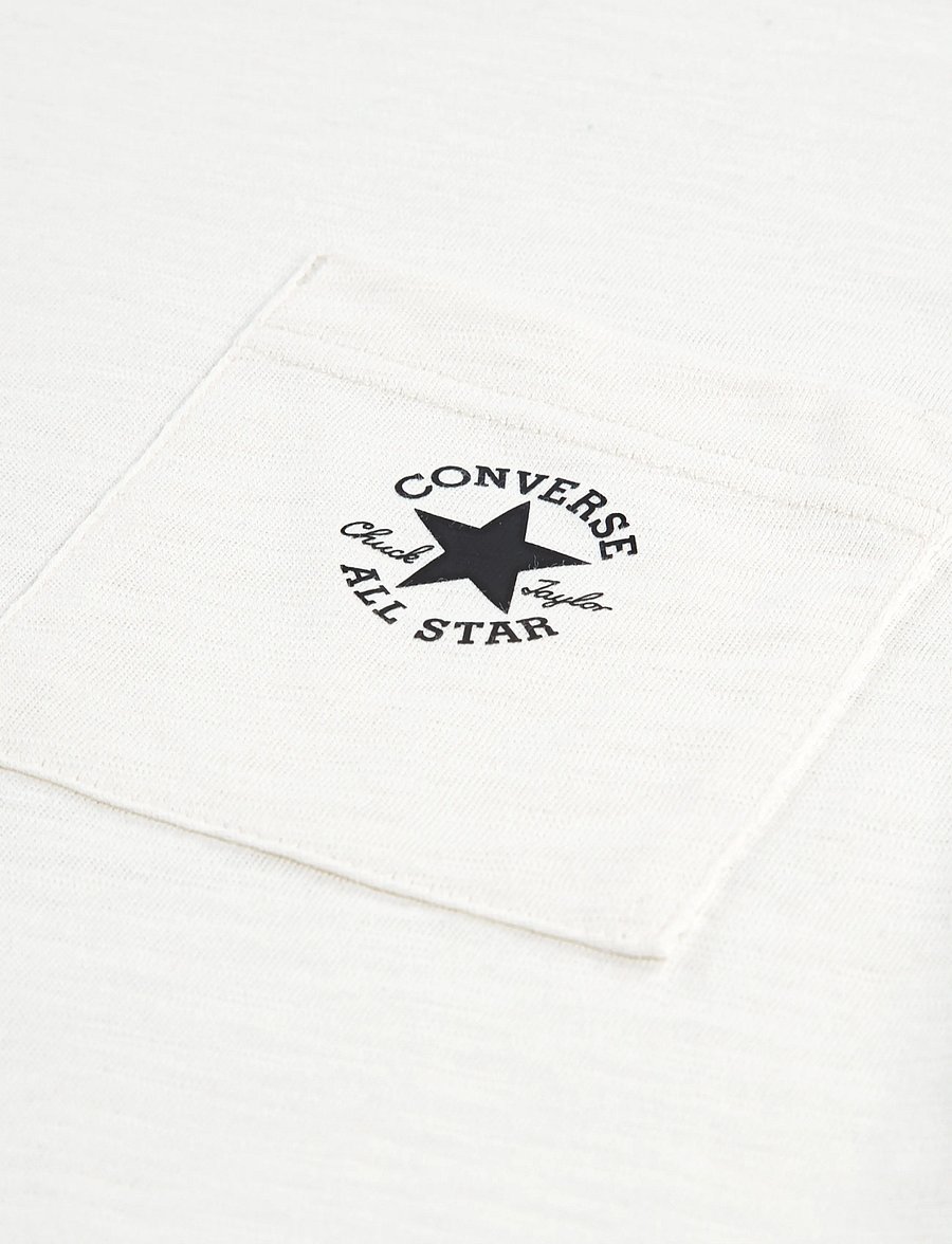 Converse - KT-S/S KNIT TOP - topy sportowe - egret - 2