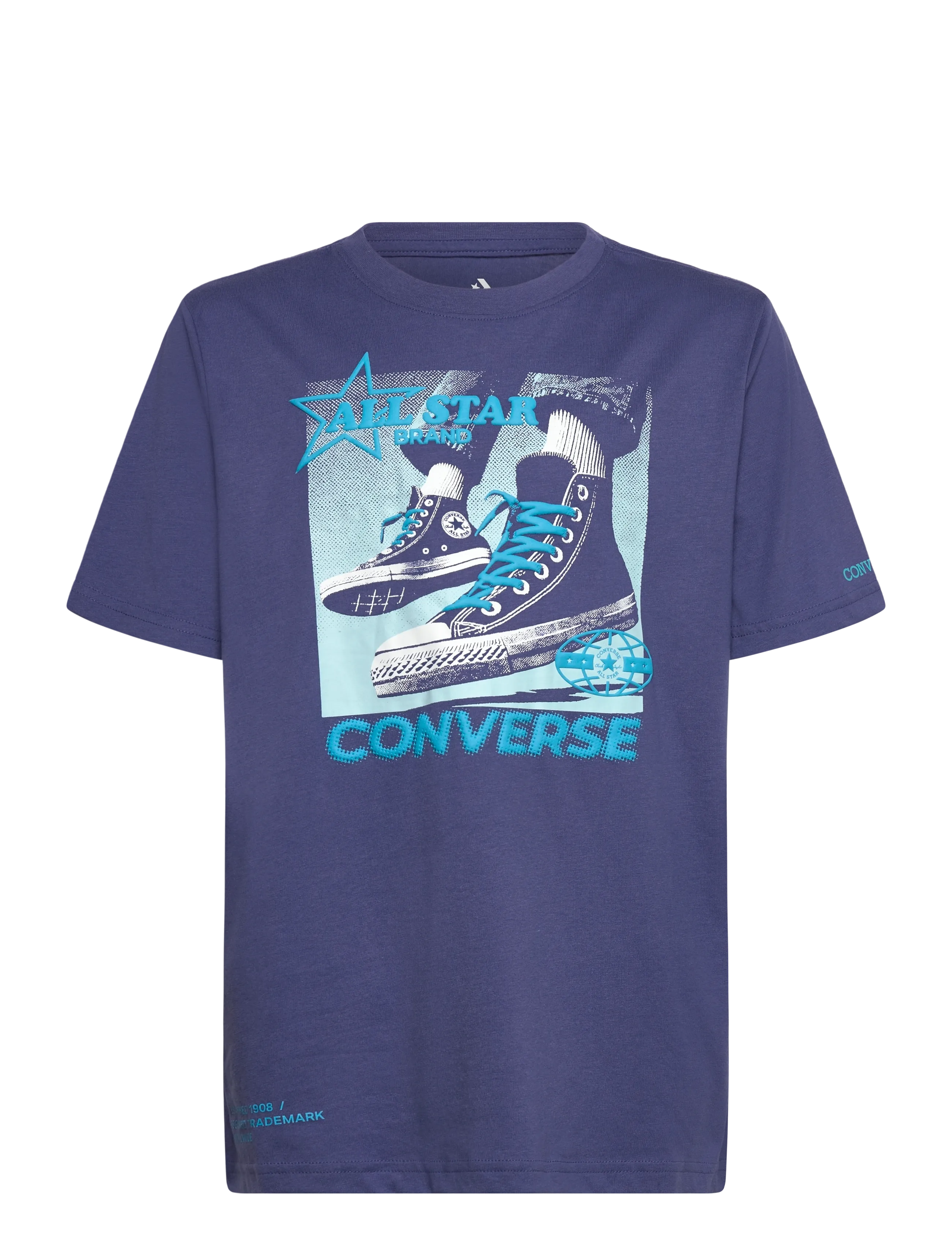Converse CNVB PHOTO REAL CNV SNKR TEE - Toppe og t-shirts - BLUE / blue