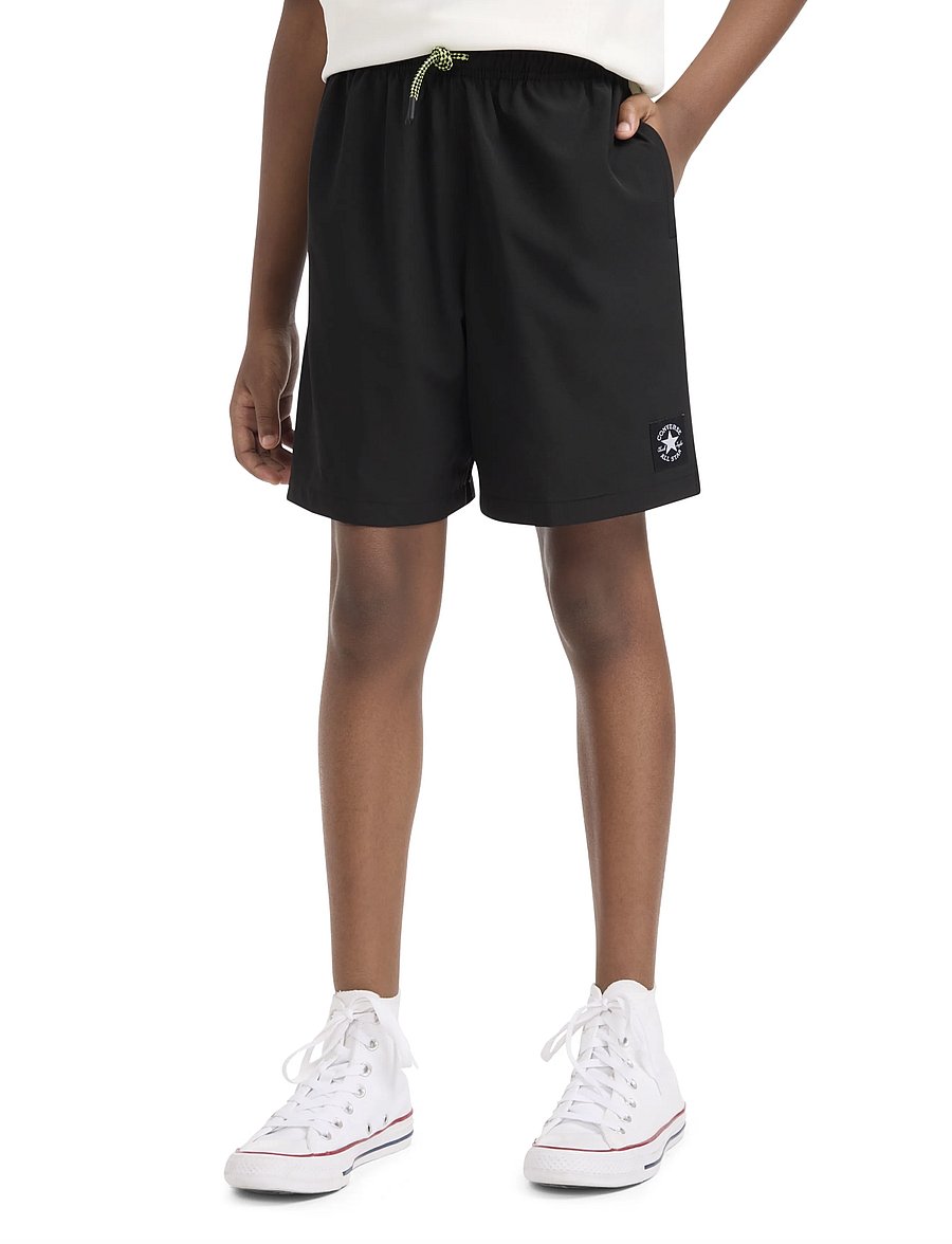 Converse - CNVB WOVEN SKATER SHORT - sport-shorts - black - 0
