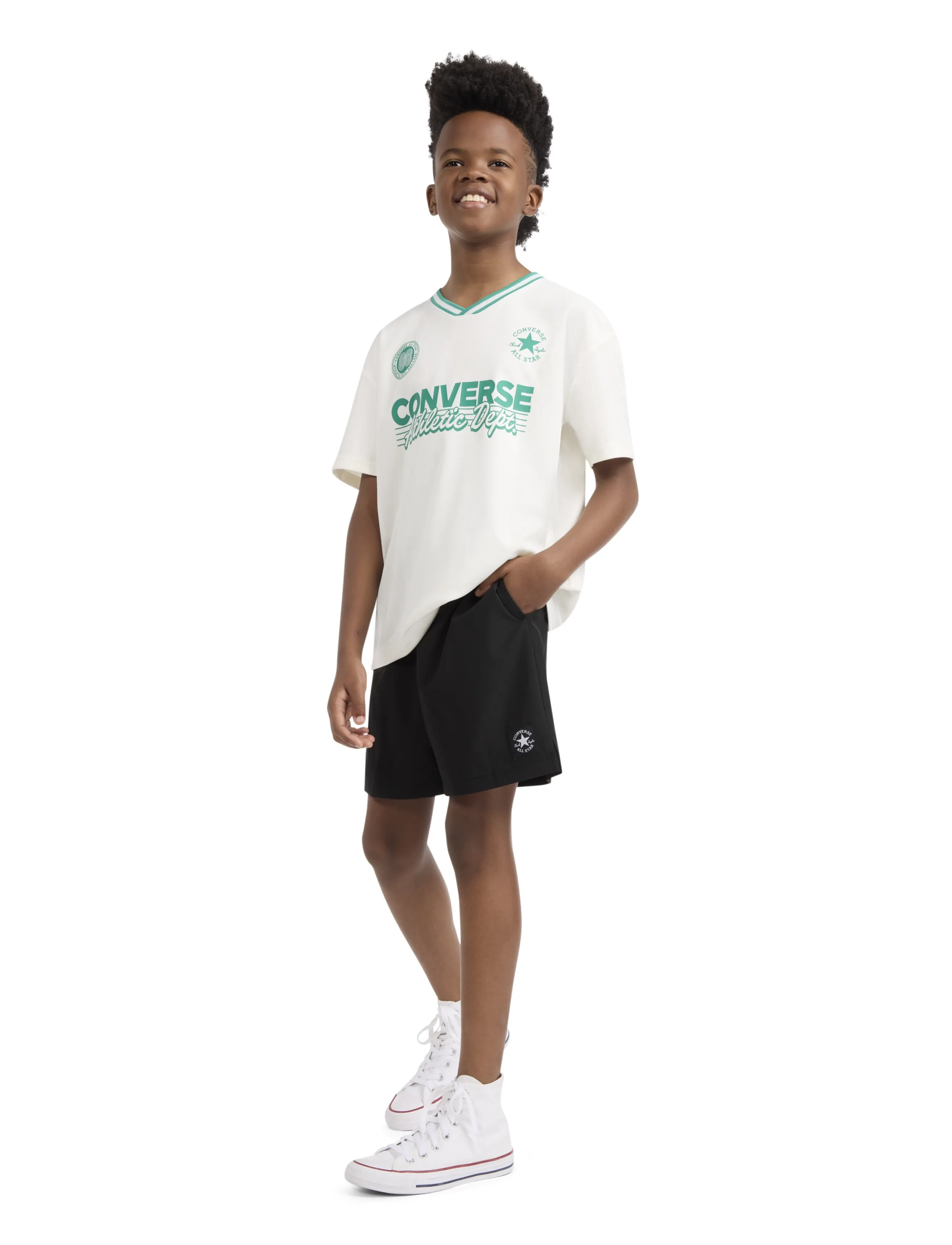 Converse - CNVB WOVEN SKATER SHORT - sport shorts - black - 5