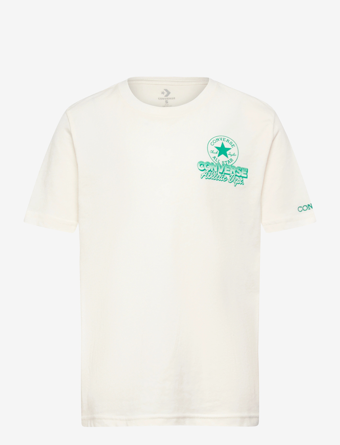 Converse - S/S TEE - sportstoppe - egret - 0