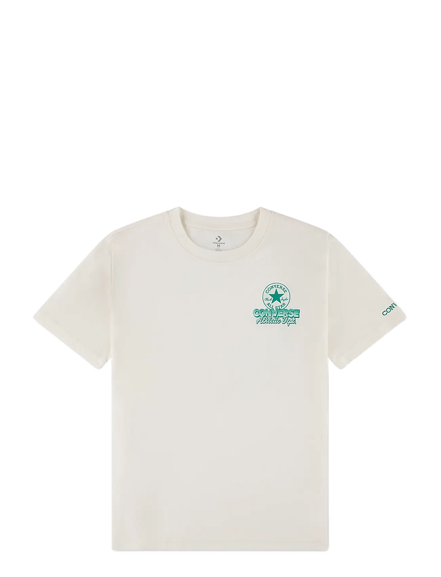 Converse - S/S TEE - sports tops - egret - 1