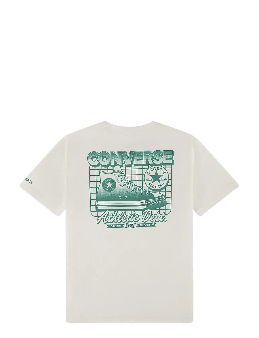 Converse - S/S TEE - sports tops - egret - 2