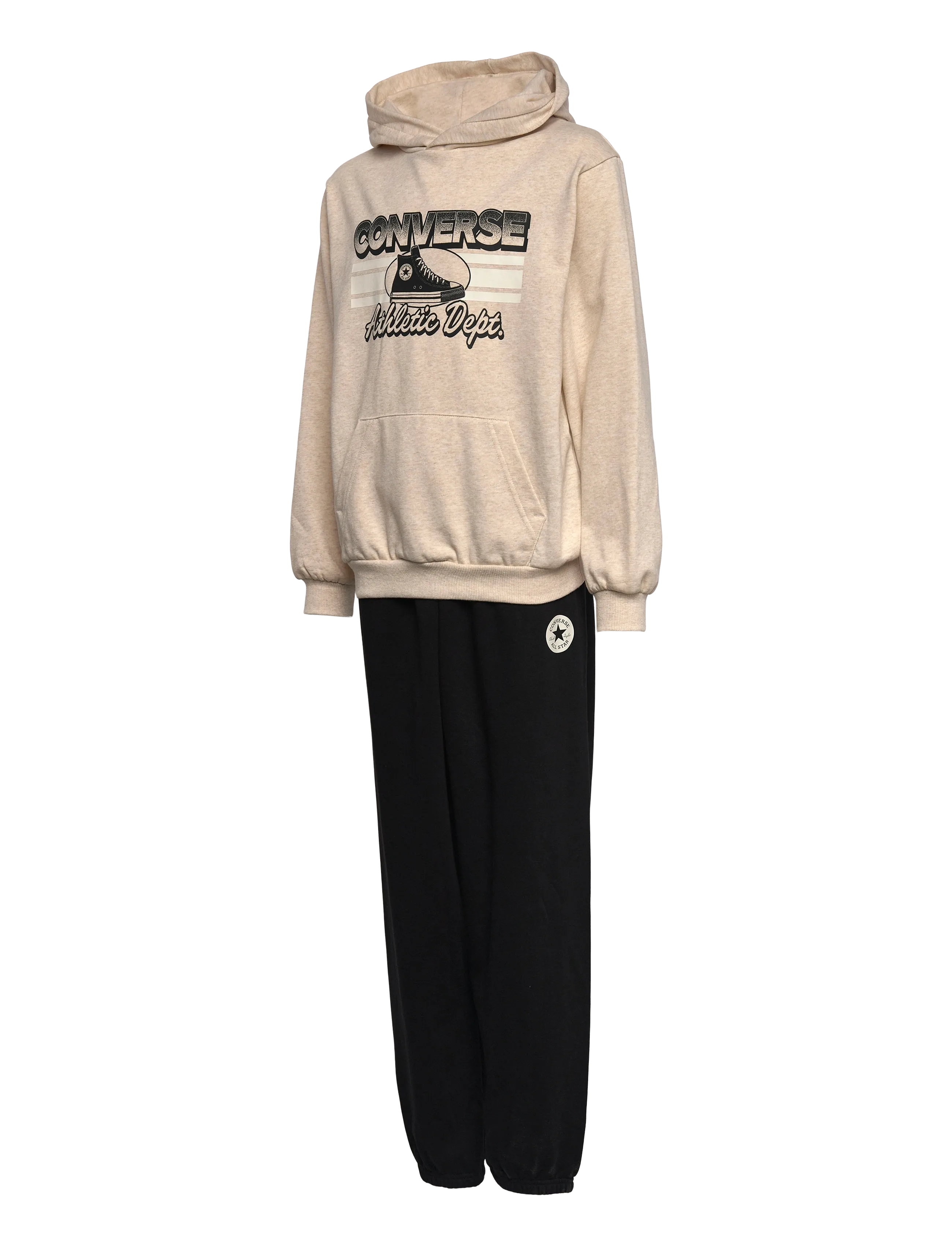 Converse - CNVB CHEST STRIPE W SNKR GFX P - joggingsæt & matchende sæt - black - 2