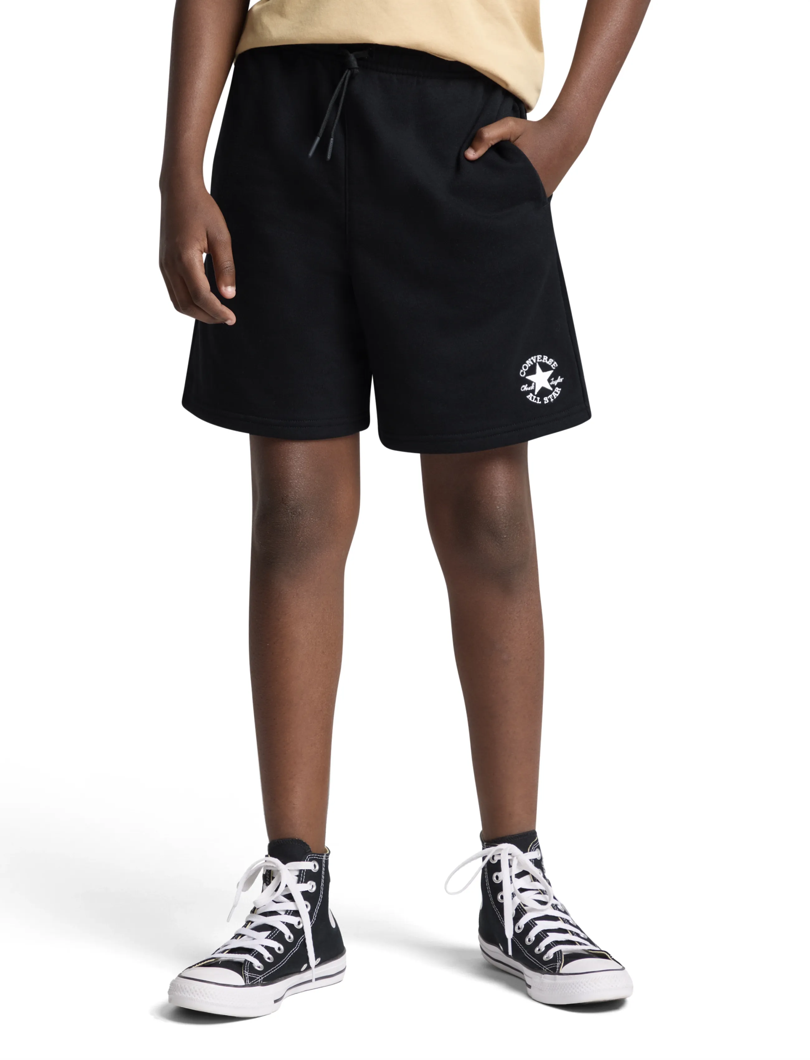 Converse Cnvb Ultimate Essential Dctp S, 128/140, Black, Shorts > Sportsshorts, Børn