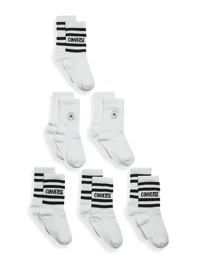 Converse - CHN CHUCKPATCH COTTON 6PK CREW - strümpfe - white - 0
