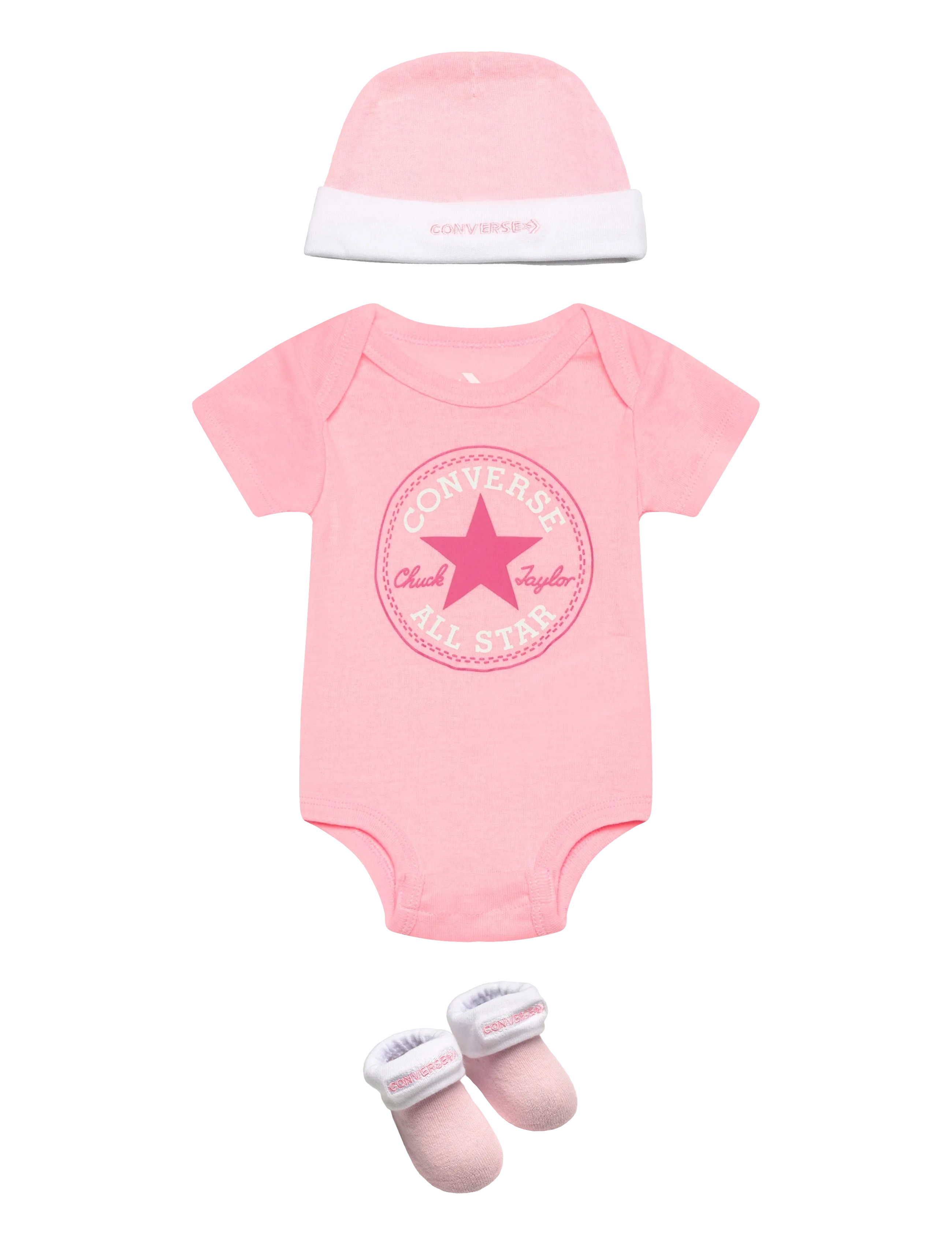 Converse C1-BODYSUIT+HAT+BOOTIE - CONVERSE - ARCTIC PUNCH / pink/rose