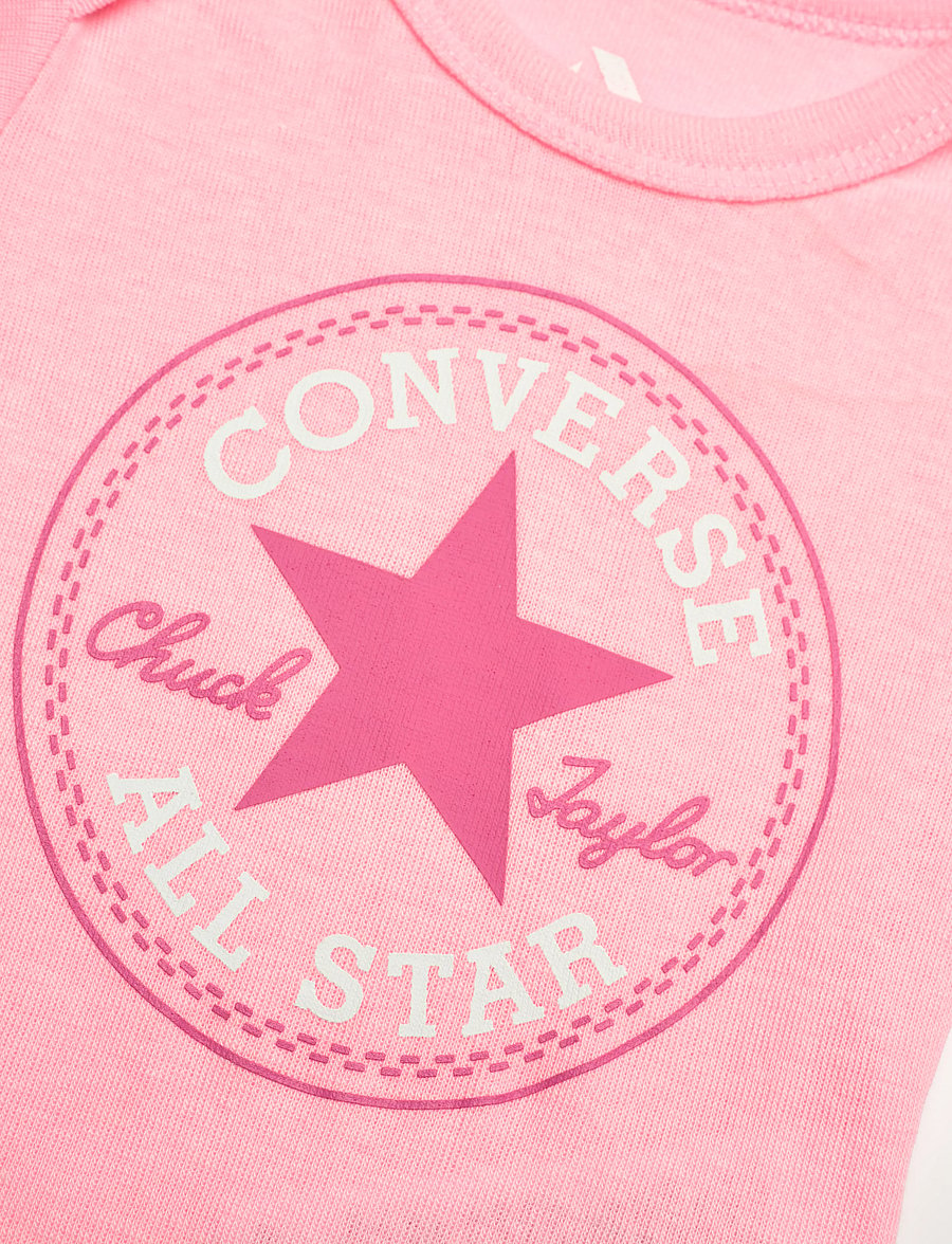 Converse - C1-BODYSUIT+HAT+BOOTIE - sæt med body - arctic punch - 2
