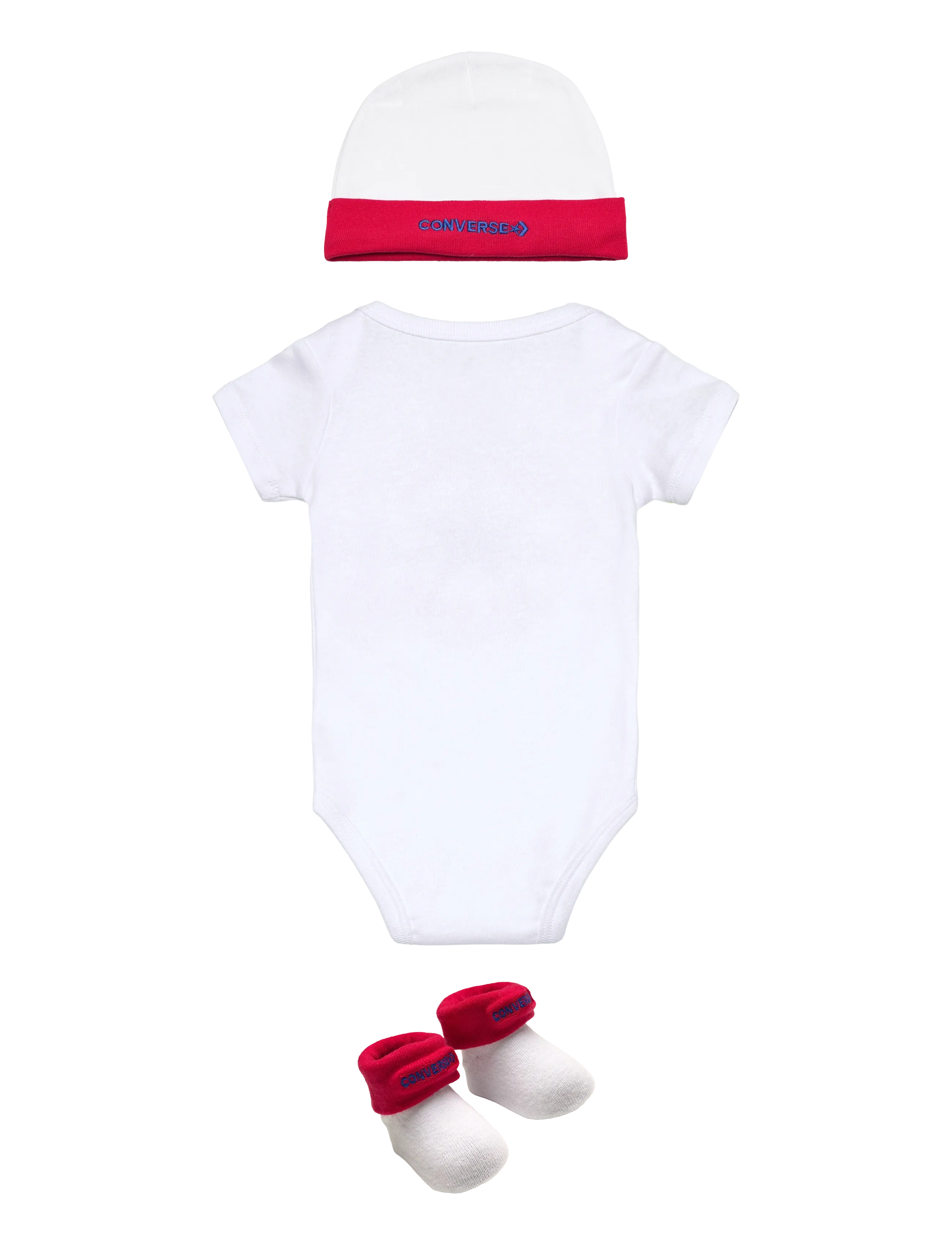 Converse - C1-BODYSUIT+HAT+BOOTIE - laveste priser - converse red/white - 1