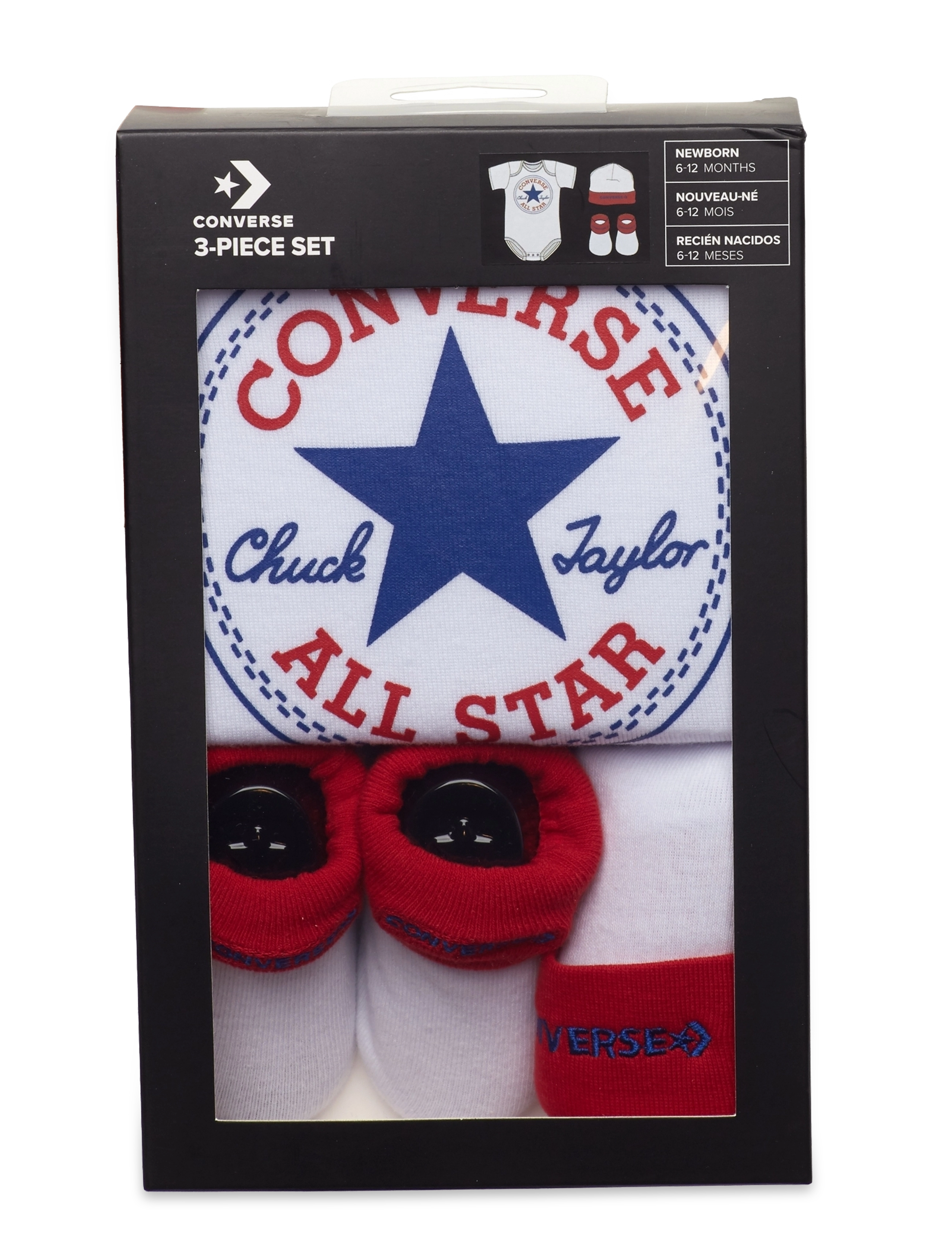 Converse - CHN CLASSIC CTP SET 3PC - converse red/white - 2