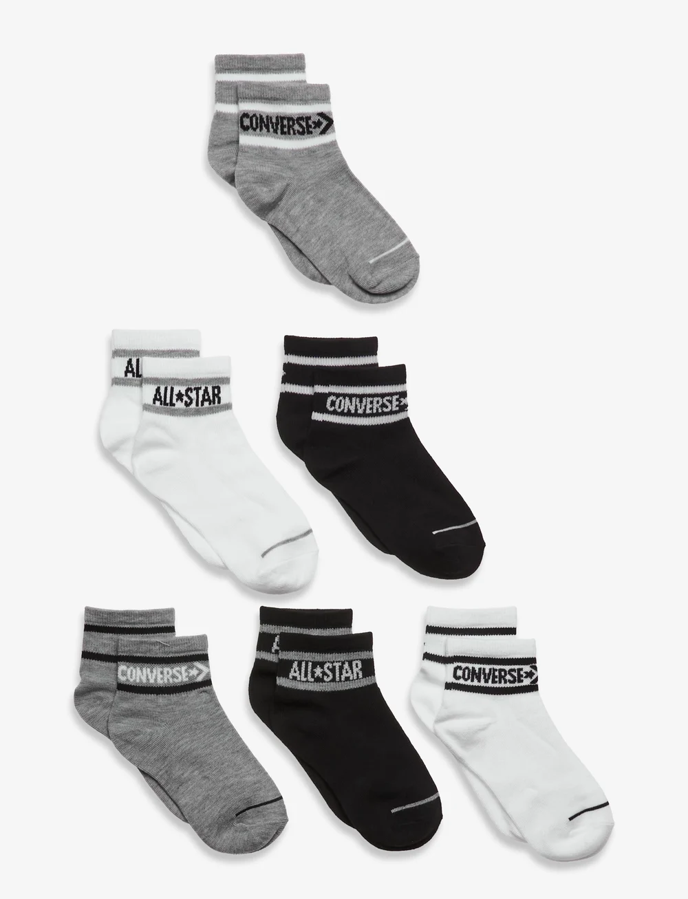 Converse Converse Basic Wordamark Crew Socks 6 pack socks tights shop at Booztlet