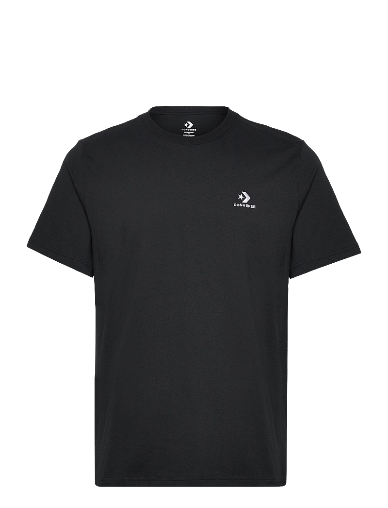 Converse - STAR CHEVRON TEE WHITE - oberteile & t-shirts - converse black - 0