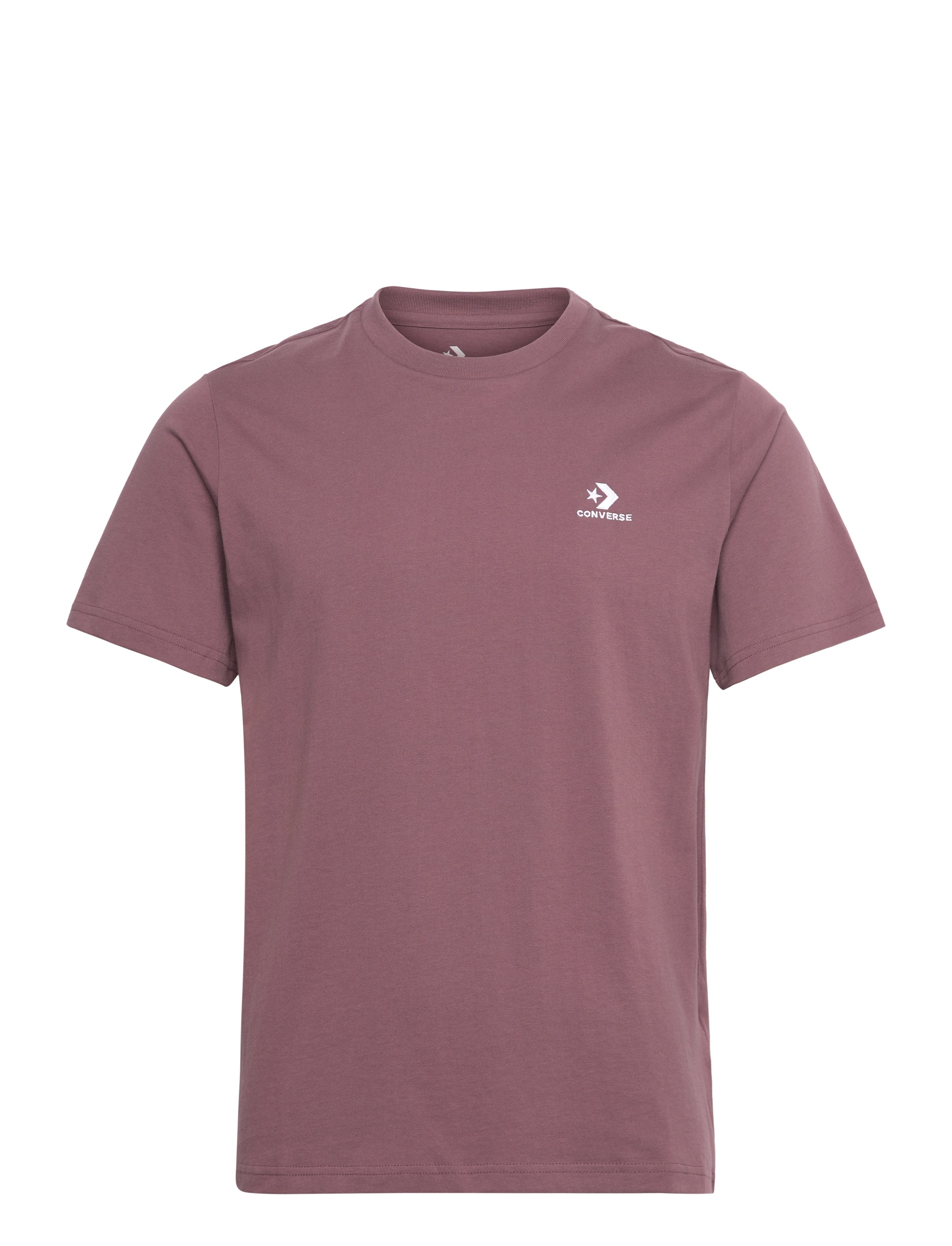 Converse STANDARD FIT LEFT CHEST STAR CHEV EMB TEE - Clothing - TRAIL MIXED / red