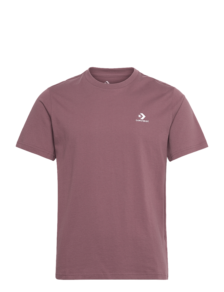 Converse - STAR CHEV EMB TEE LAKESIDE BLUE - oberteile & t-shirts - trail mixed - 0
