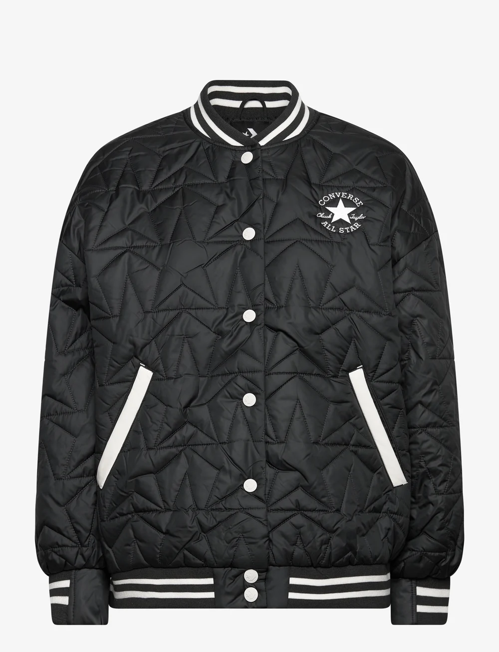 Padded top baseball jacket