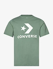 Converse - STANDARD FIT CENTER FRONT LARGE LOGO STAR CHEV  SS TEE - tops & t-shirts - admiral elm - 0