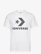 STANDARD FIT CENTER FRONT LARGE LOGO STAR CHEV  SS TEE - WHITE
