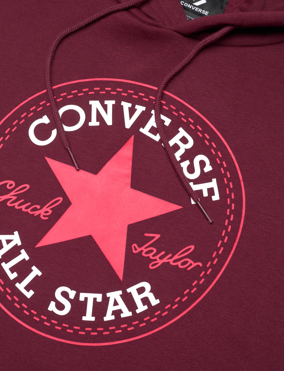 Hoodie Converse Center Po Core Large Fit Standard Patch Chuck - Bb Hoodies Front