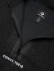 Converse - SHERPA HALF ZIP - džemperi un adījumi - converse black - 2