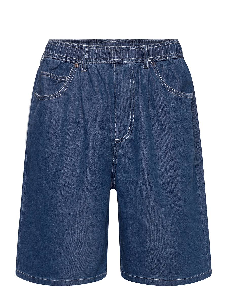Converse - 5 POCKET BAGGY SHORT DENIM - lt stone wash - 0
