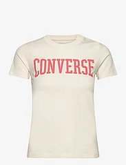 Converse - Converse Regular Tee - t-shirts - converse egret - 0