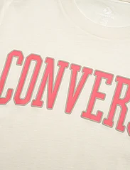 Converse - Converse Regular Tee - topper & t-skjorter - converse egret - 2
