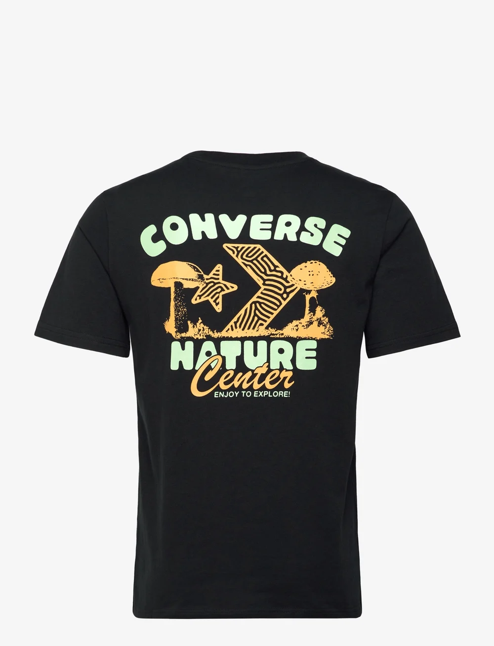 Converse - NATURE CENTER TEE CONVERSE BLACK - t-shirts - converse black - 1