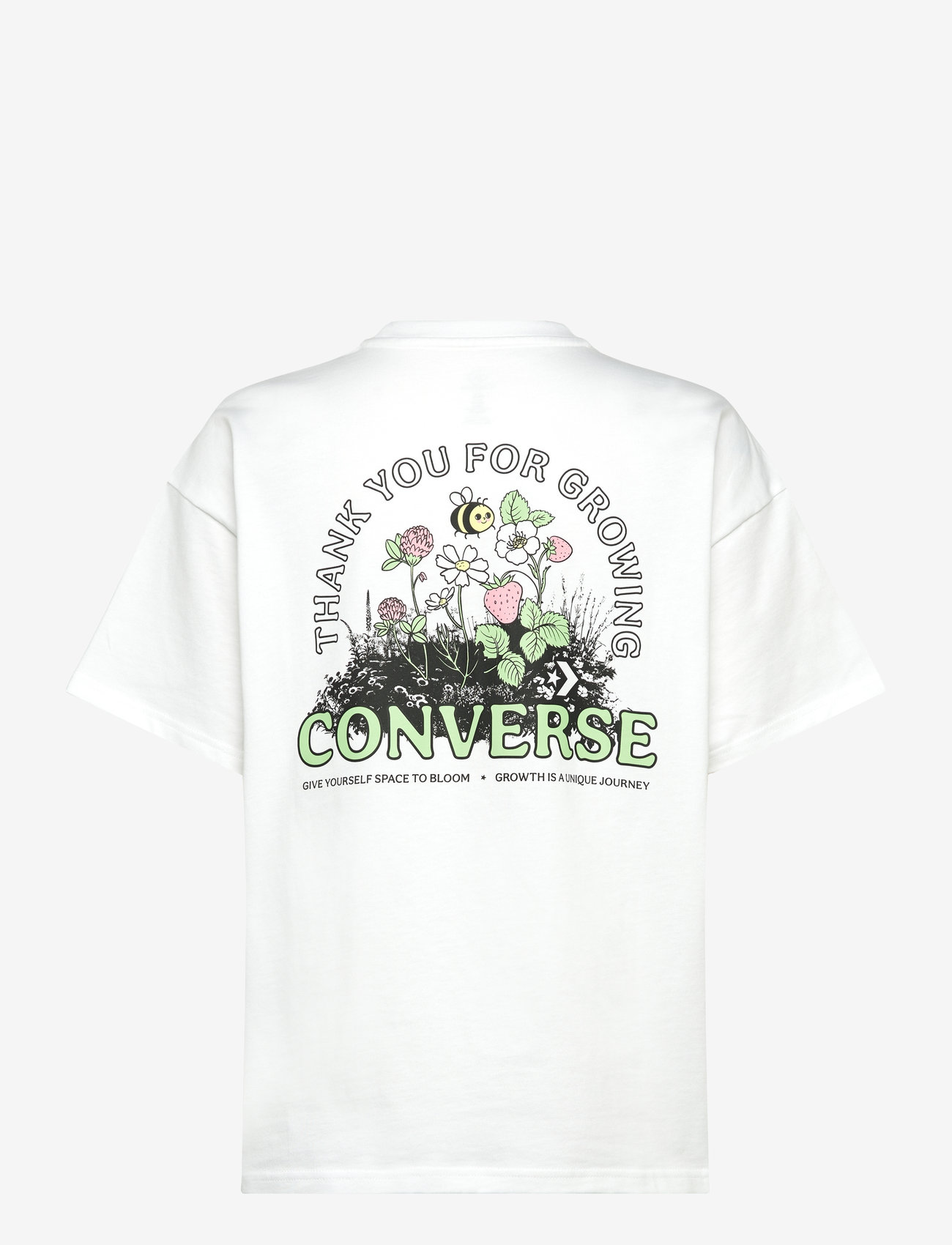 Converse - THANKS FOR GROWING TEE WHITE - madalaimad hinnad - white - 1