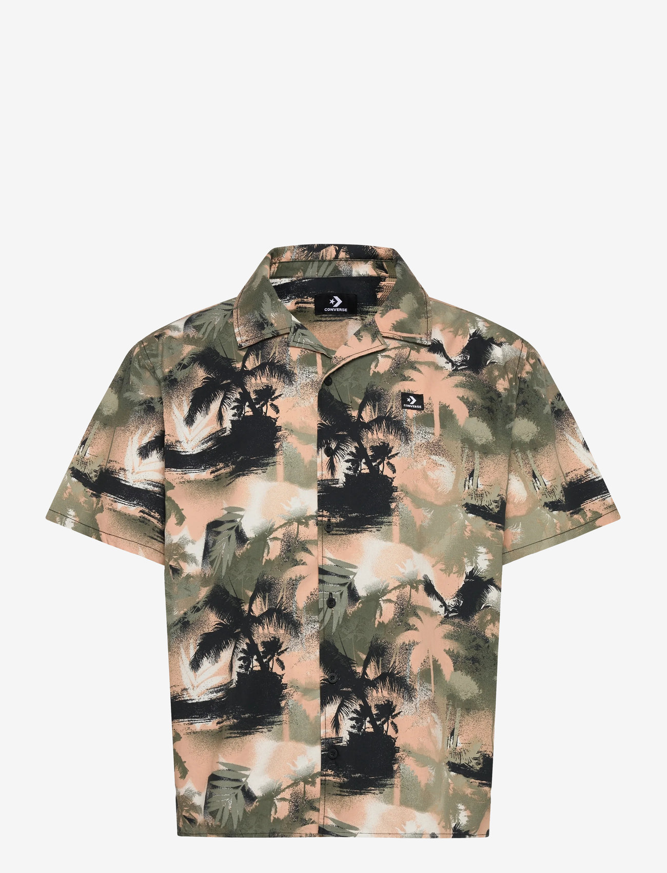 Converse - FESTIVAL SS BUTTON DOWN - alussärgid ja t-särgid - palm camo - 0