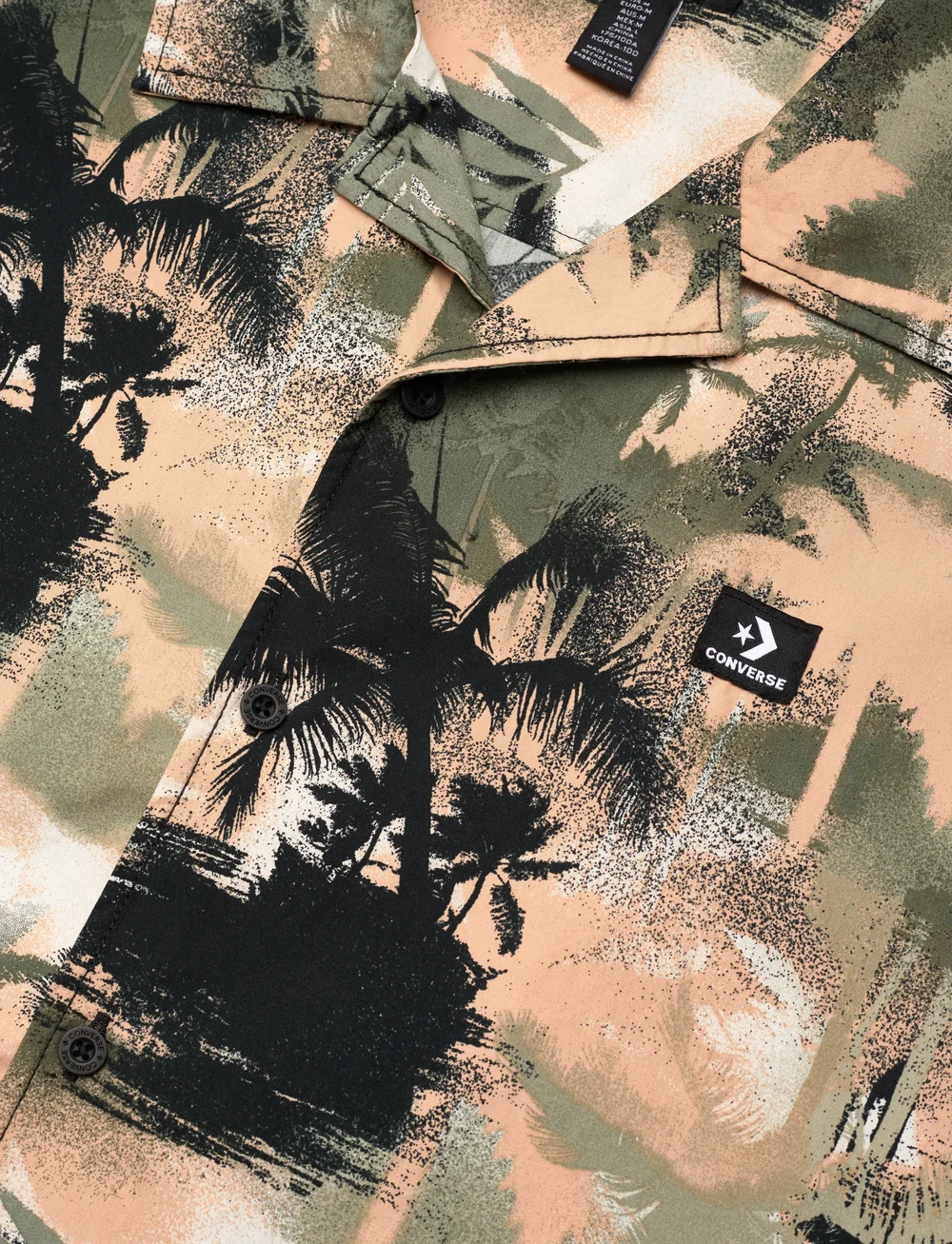 Converse - FESTIVAL SS BUTTON DOWN - alussärgid ja t-särgid - palm camo - 3