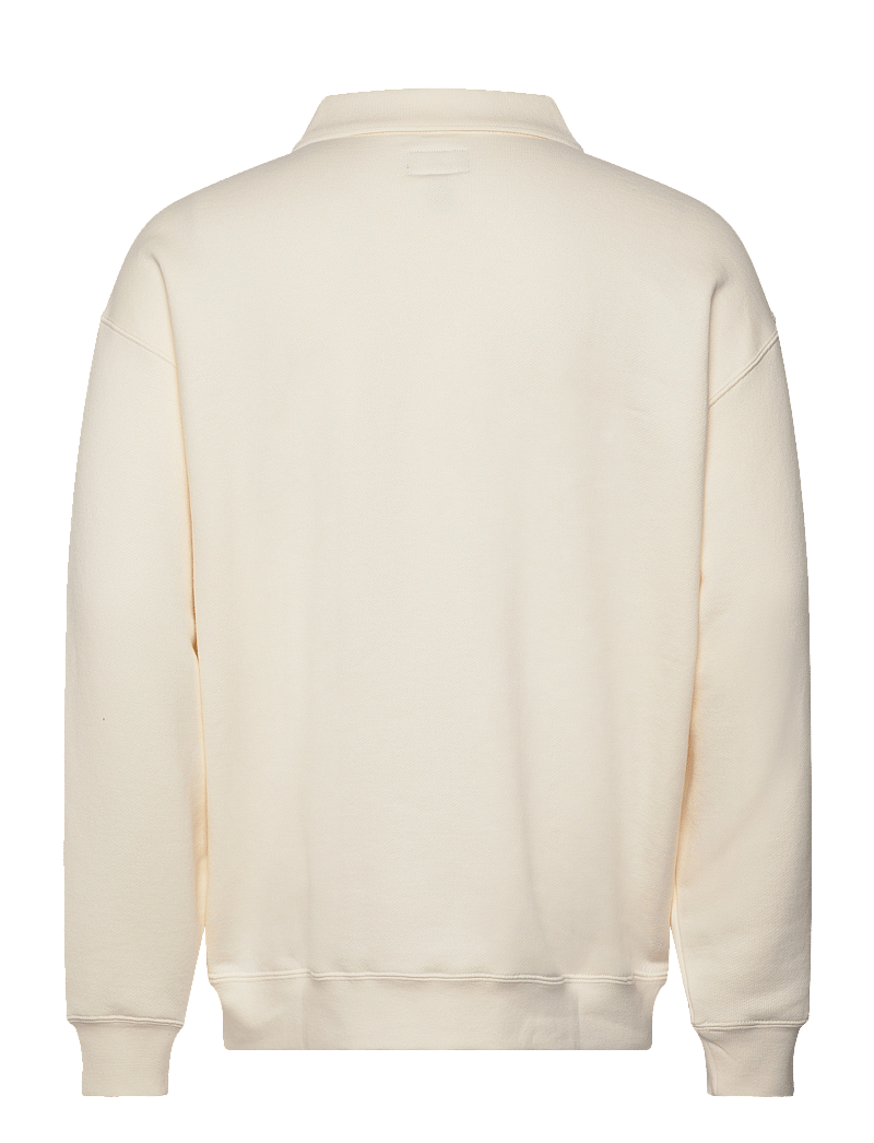 Converse - RETRO COLLARED CREW CONVERSE EGRET - fleece og mellemlag - converse egret - 1