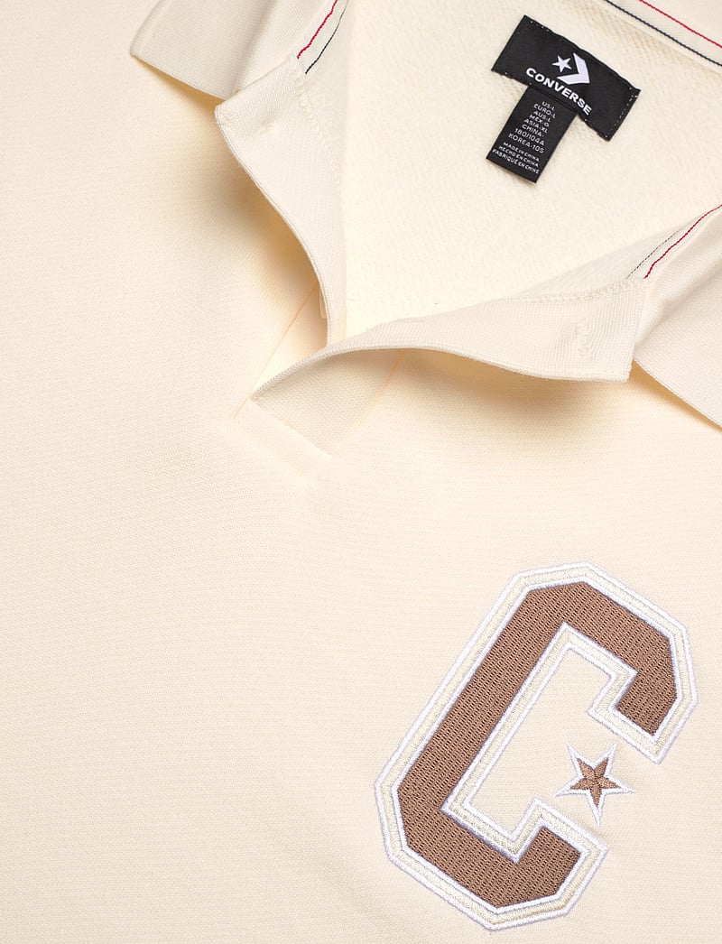 Converse - RETRO COLLARED CREW CONVERSE EGRET - fleece og mellemlag - converse egret - 2