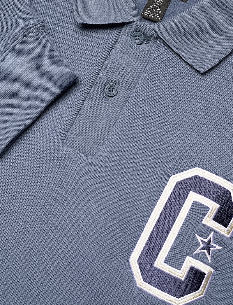 Converse - RETRO COLLARED CREW CONVERSE EGRET - kampsunid ja vahekihid - lakeside blue - 2