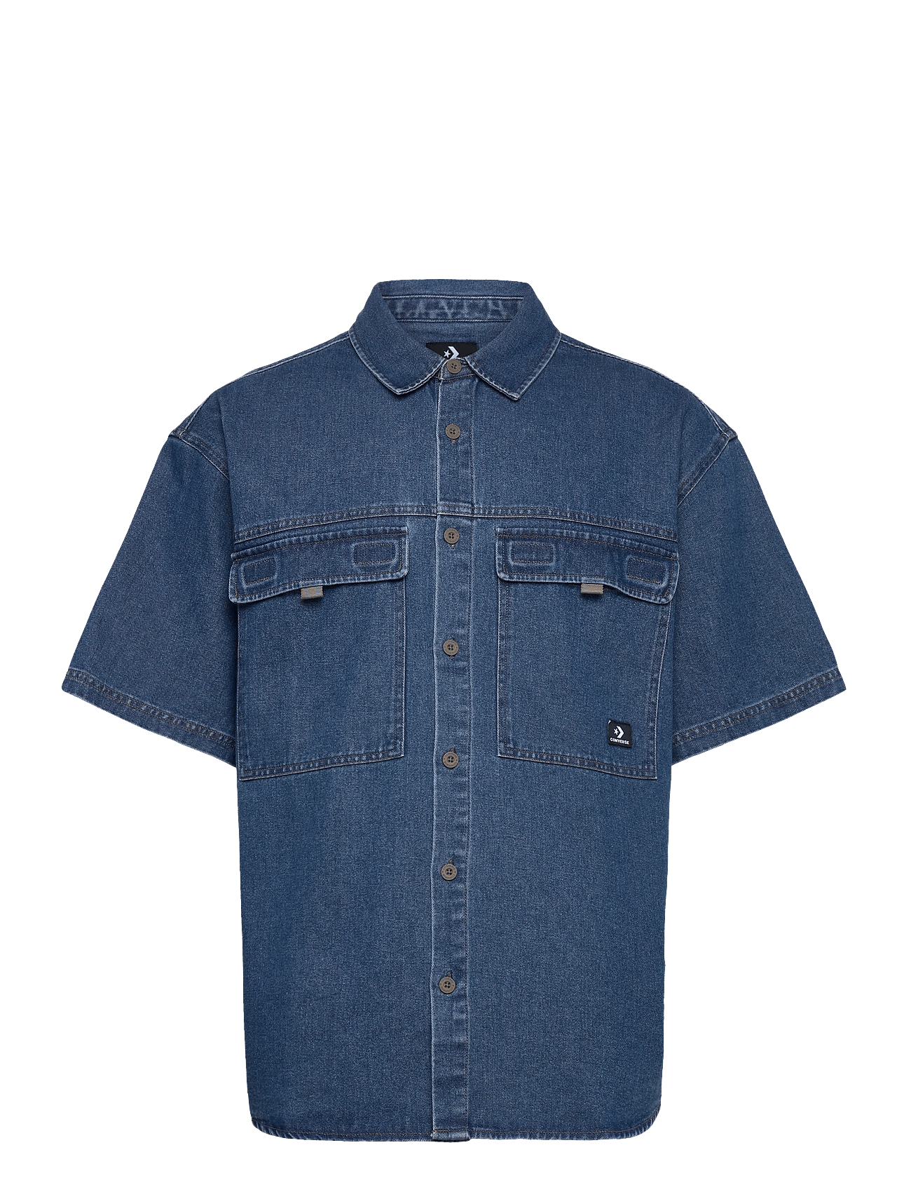 CONVERSE DENIM UTILITY SHIRT - MED. LIGHT